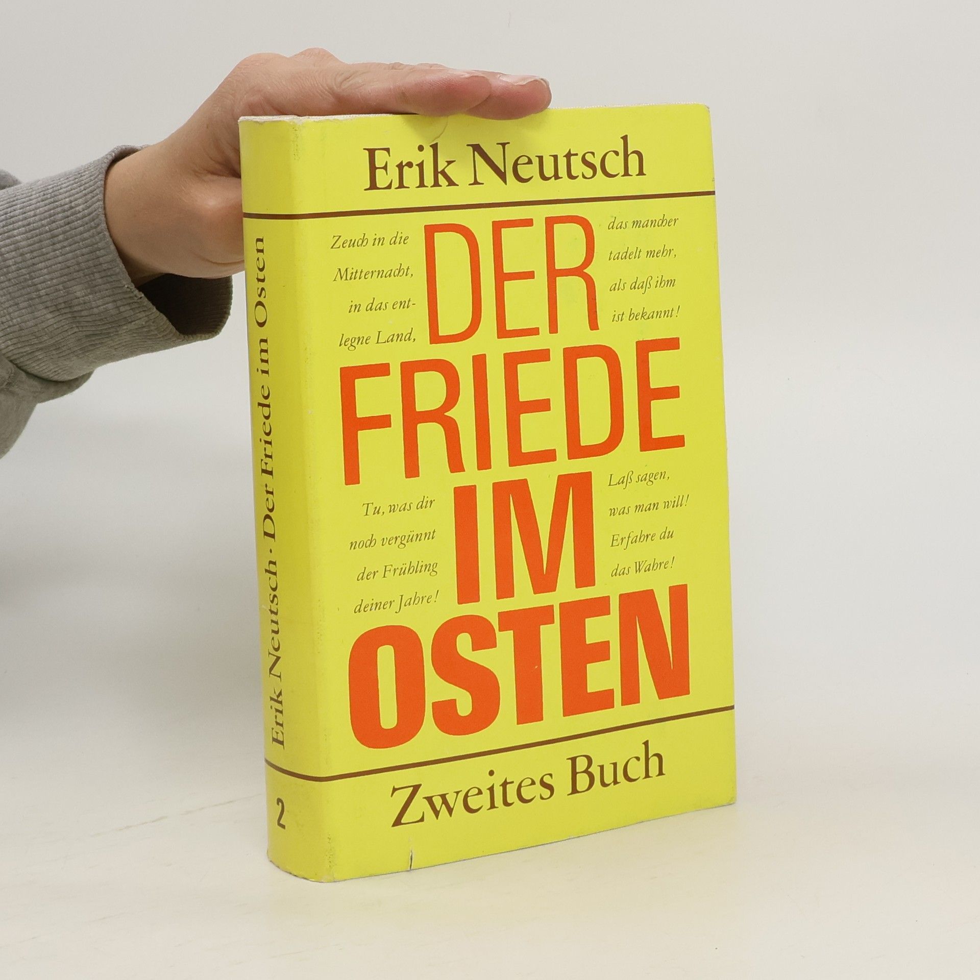 Erik Neutsch Der Frieden im Osten 2
