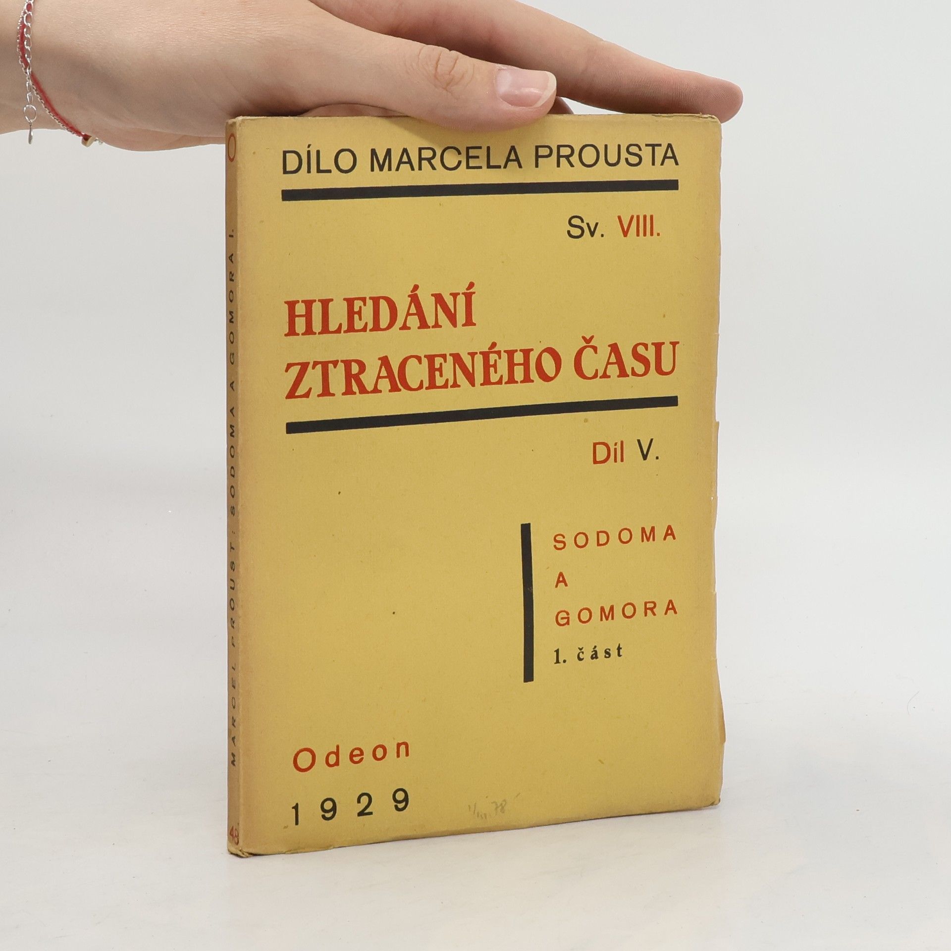 Marcel Proust Hledání ztraceného času. Díl V.