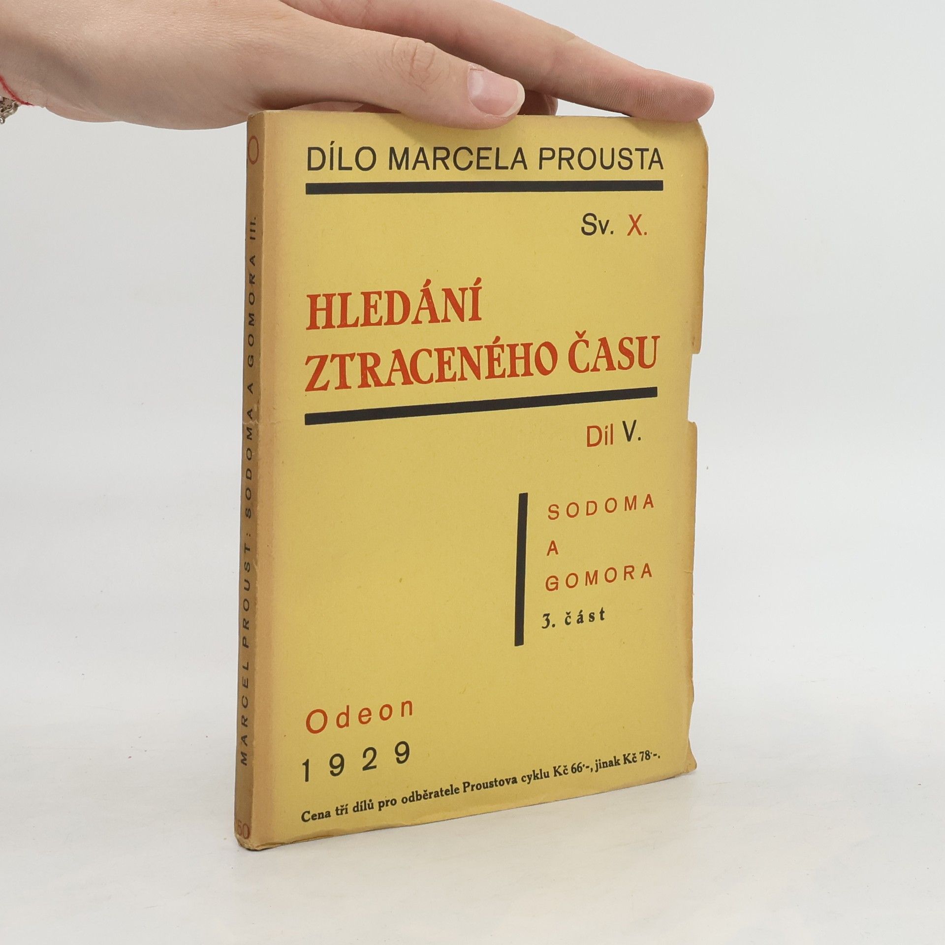 Marcel Proust Hledání ztraceného času. Díl V.