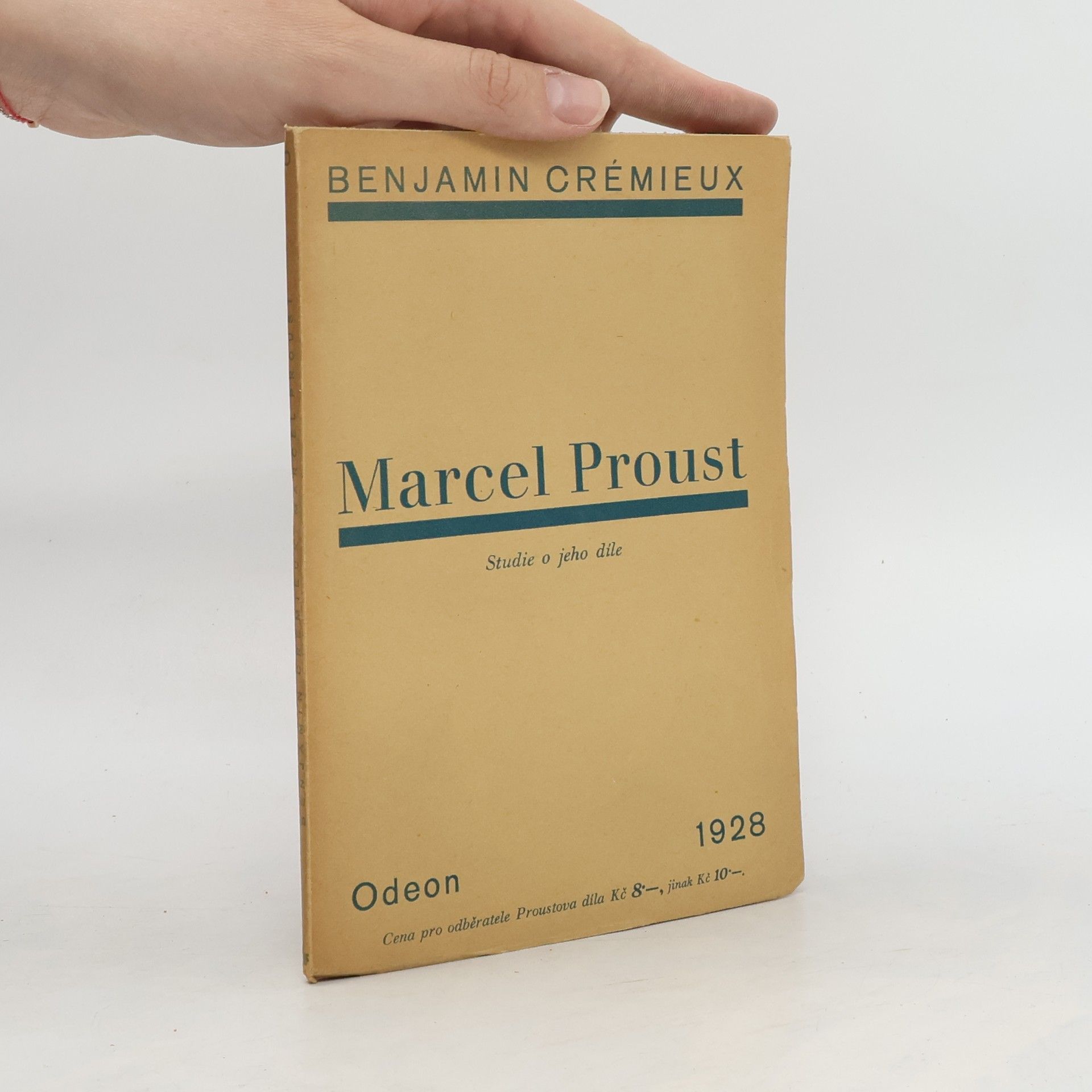 Benjamin Crémieux Marcel Proust
