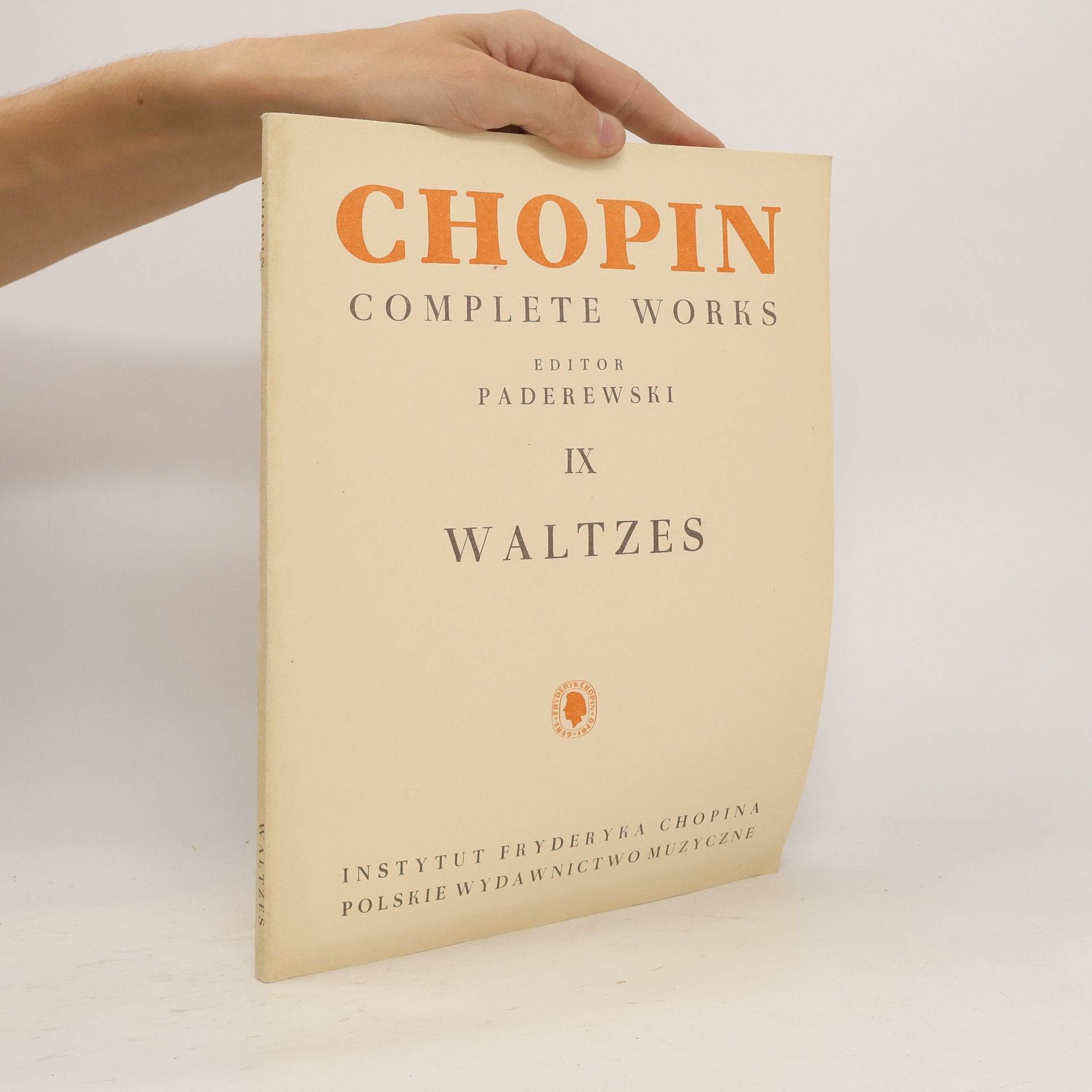 Frédéric Chopin Chopin. Complete Works. IX Waltzes