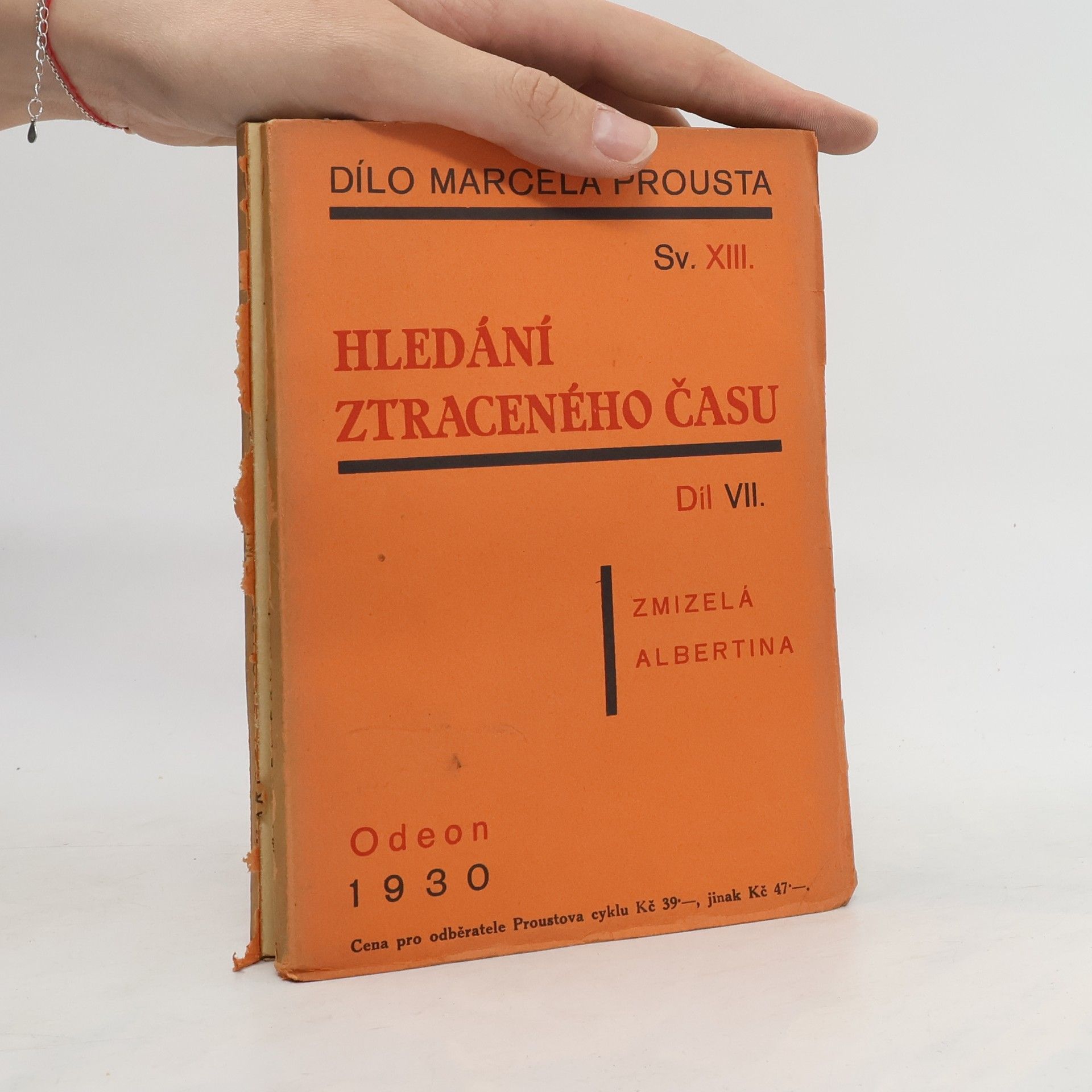 Marcel Proust Hledání ztraceného času VII. Zmizelá Albertina