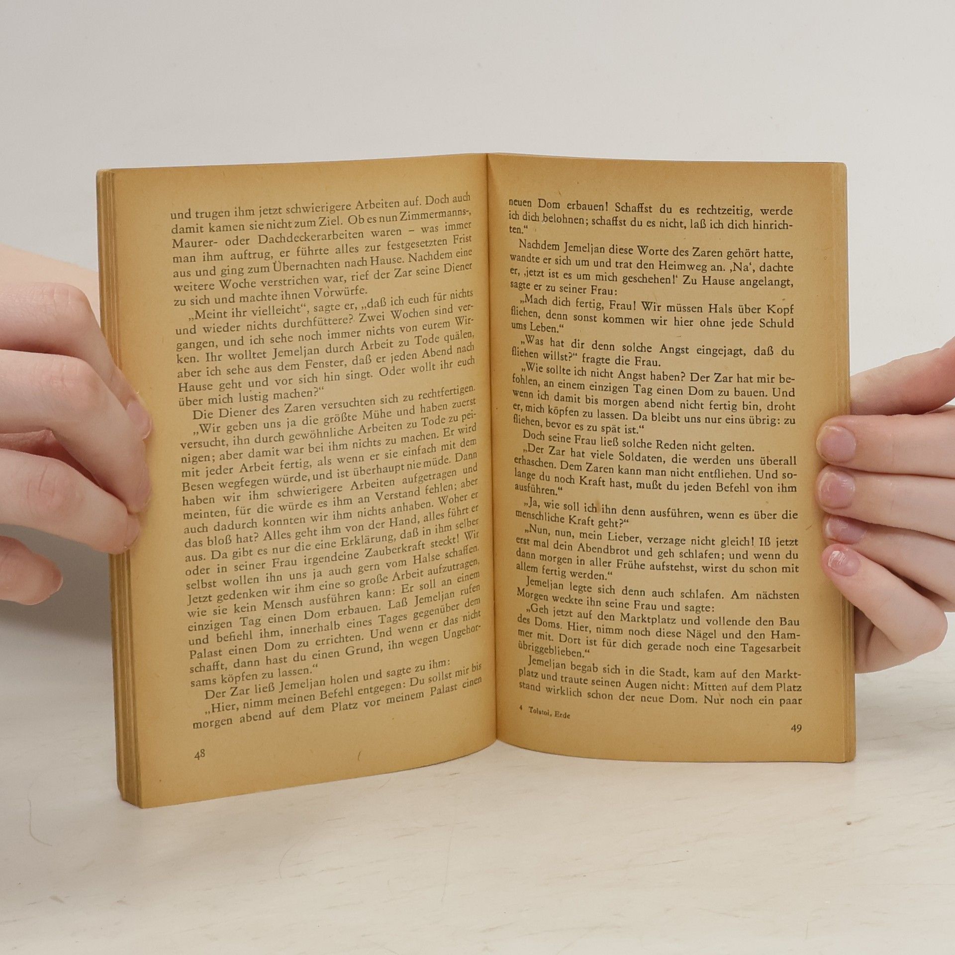 Lew Nikolajewitsch Tolstoi Wieviel Erde braucht der Mensch?