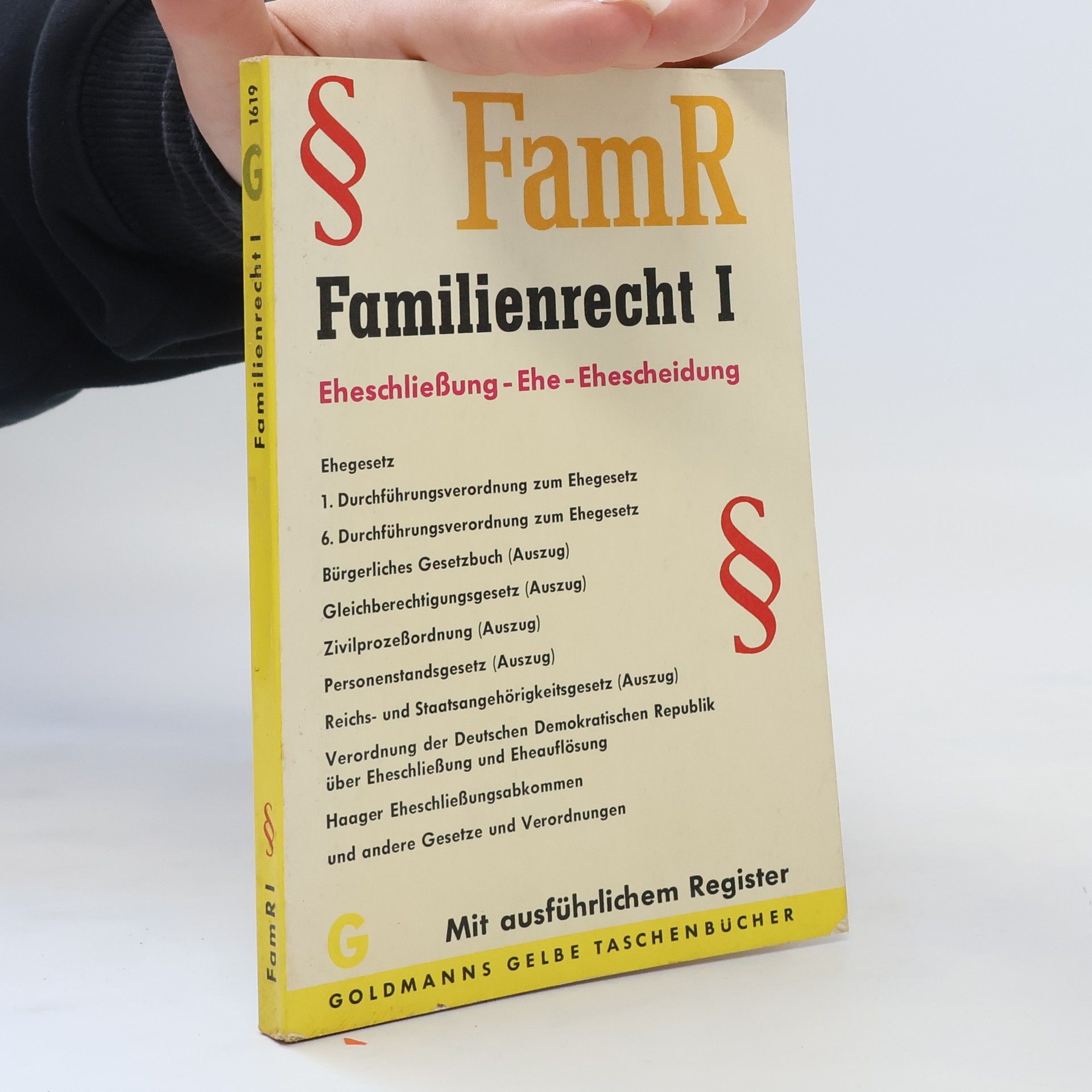 Autorenkollektiv FamR. Familienrecht I
