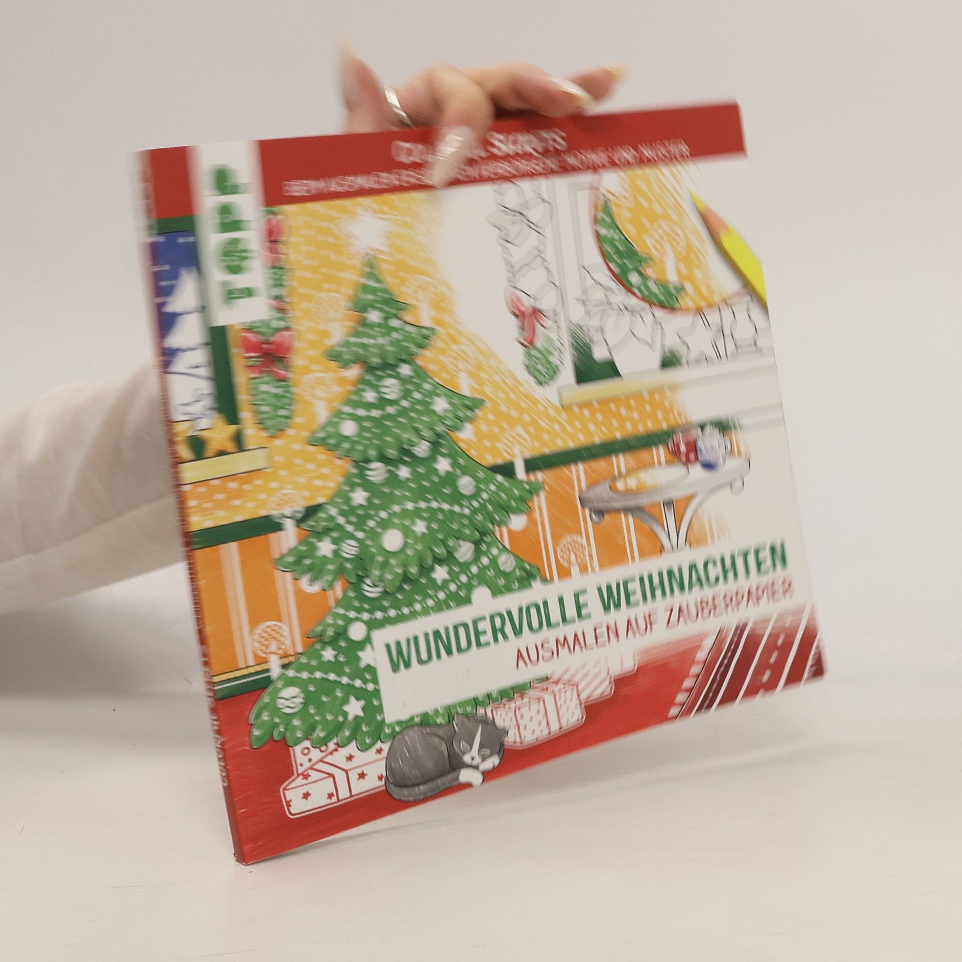 Natascha Pitz Colorful Secrets - Wundervolle Weihnachten (Ausmalen auf Zauberpapier)