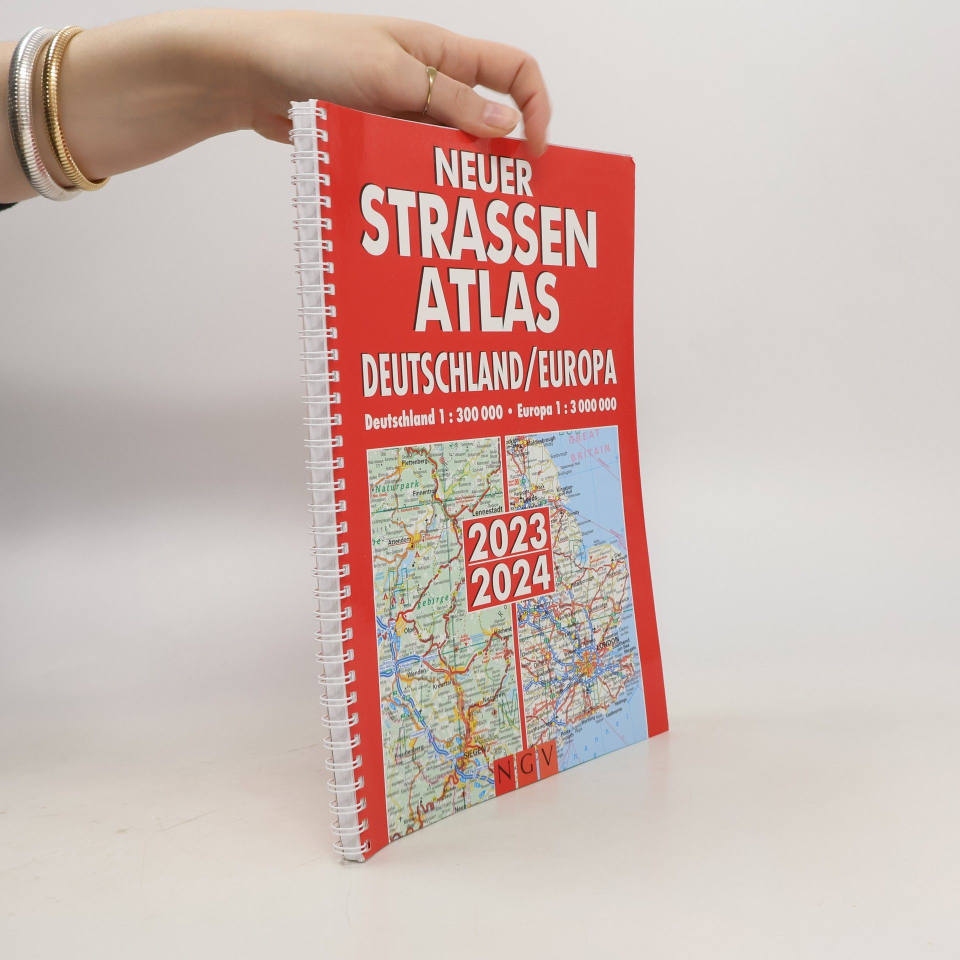 Autorenkollektiv Neuer Straßenatlas Deutschland/Europa 2023/2024