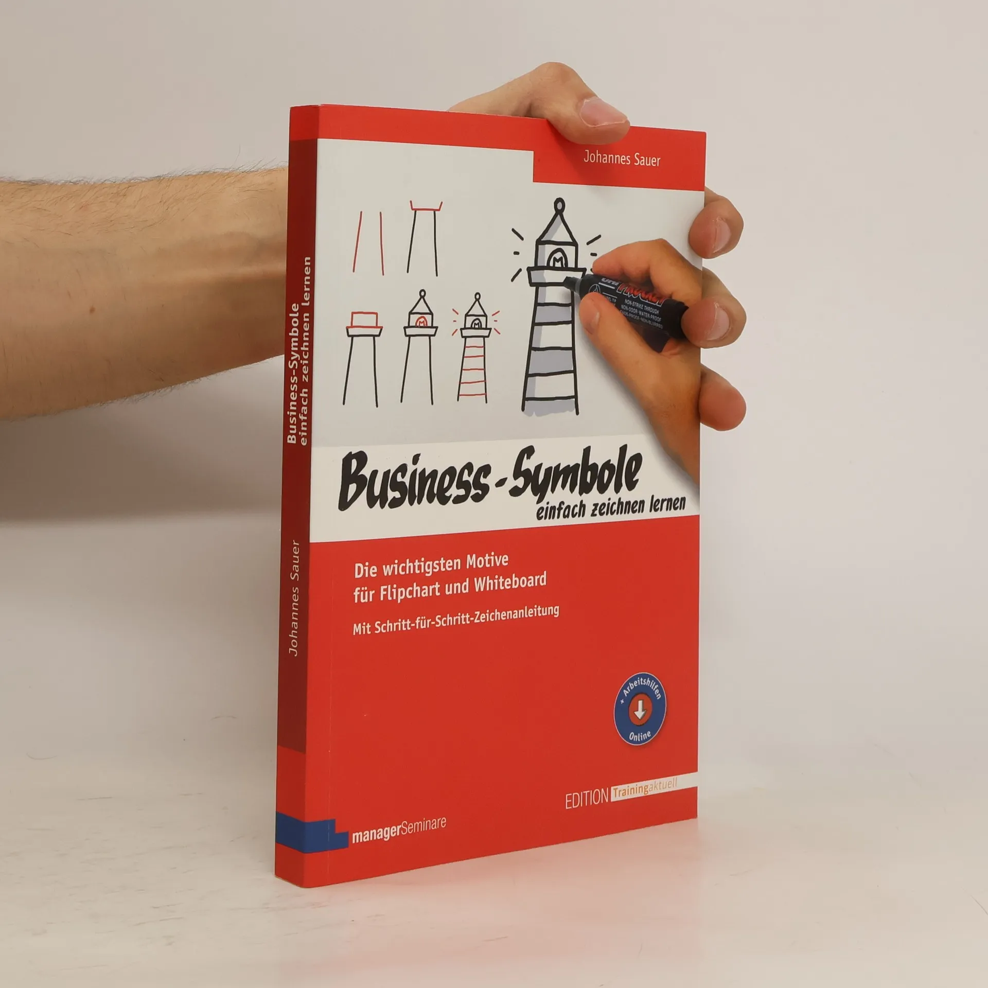 Business-Symbole einfach zeichnen lernen | Buch | Johannes Sauer