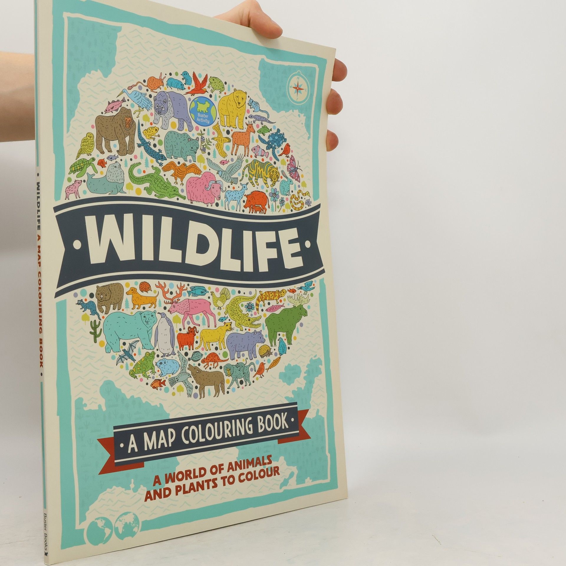 Natalie Hughes Wildlife: A Map Colouring Book