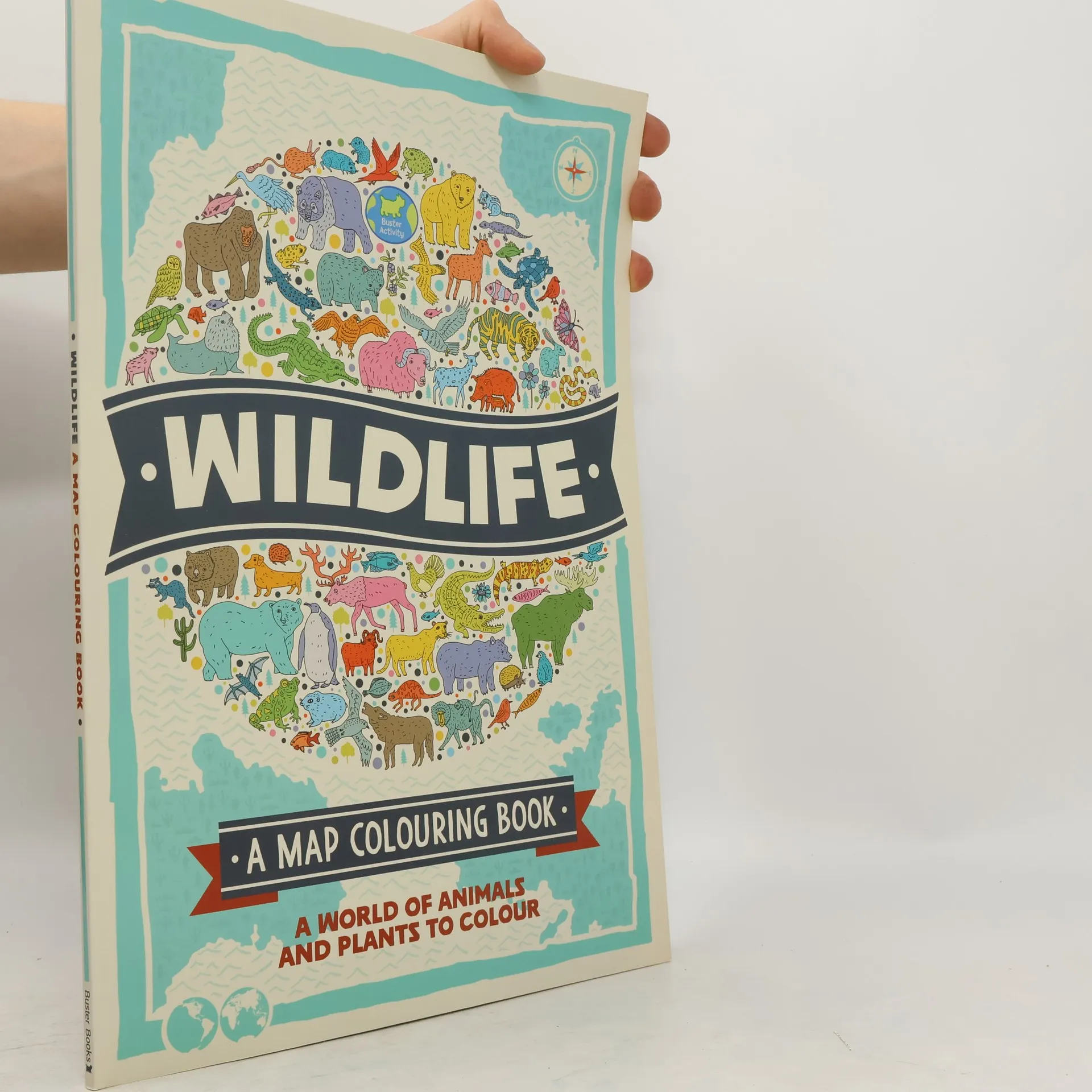 Wildlife: A Map Colouring Book | Boek | Paperback | Natalie Hughes | EN