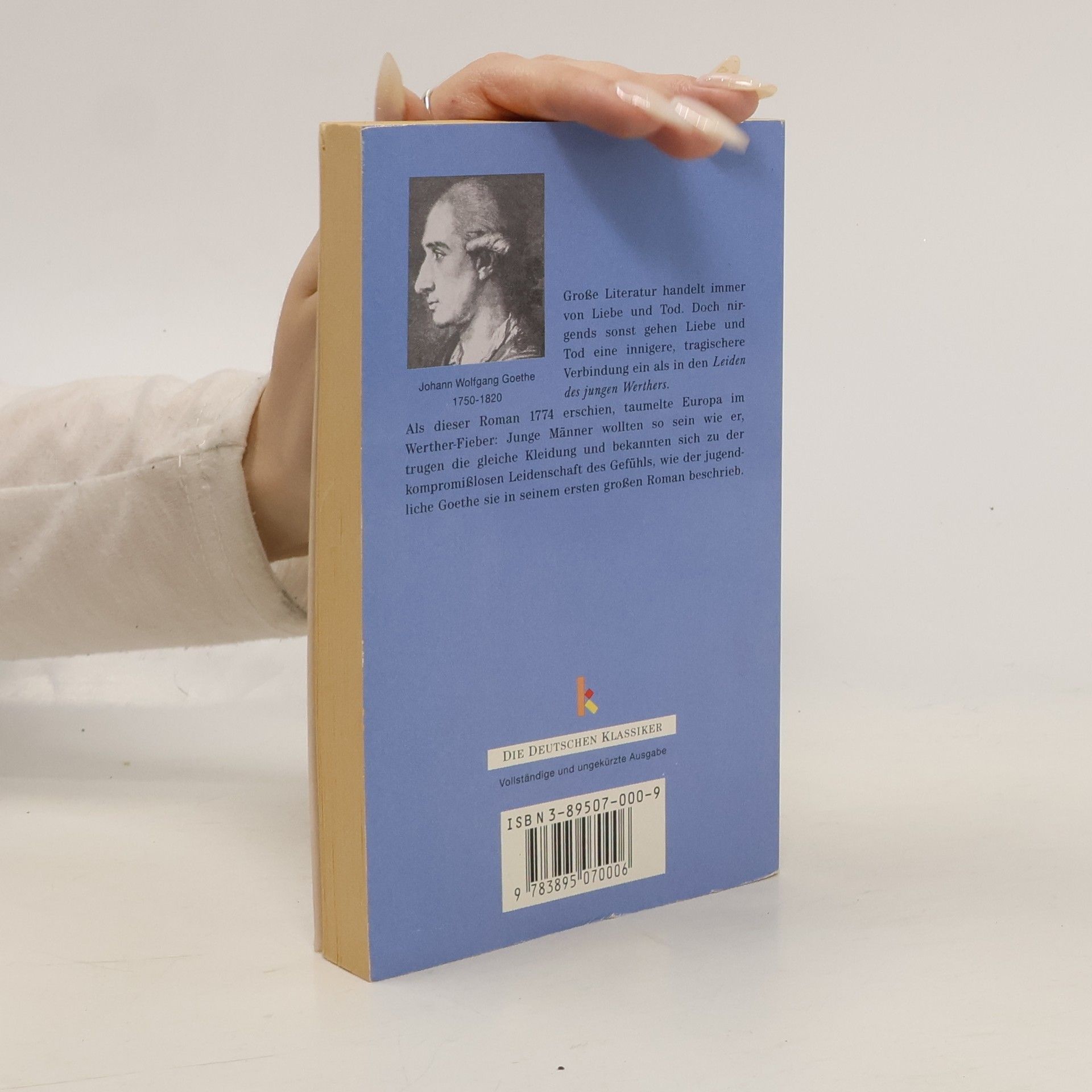 Johann Wolfgang von Goethe Die Leiden des jungen Werthers