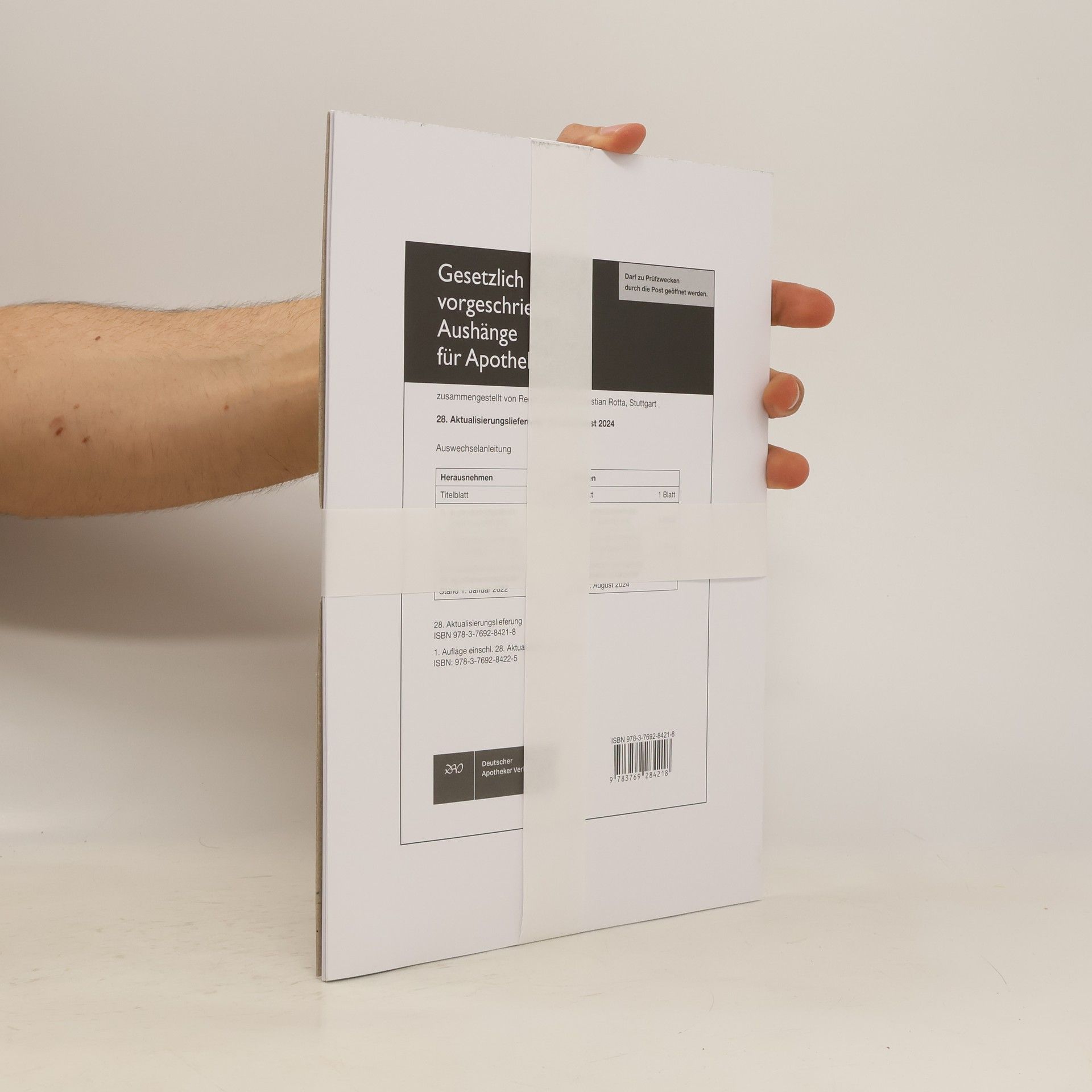 Autorenkollektiv Gesetzlich vorgeschriebene Aushänge für Apotheken