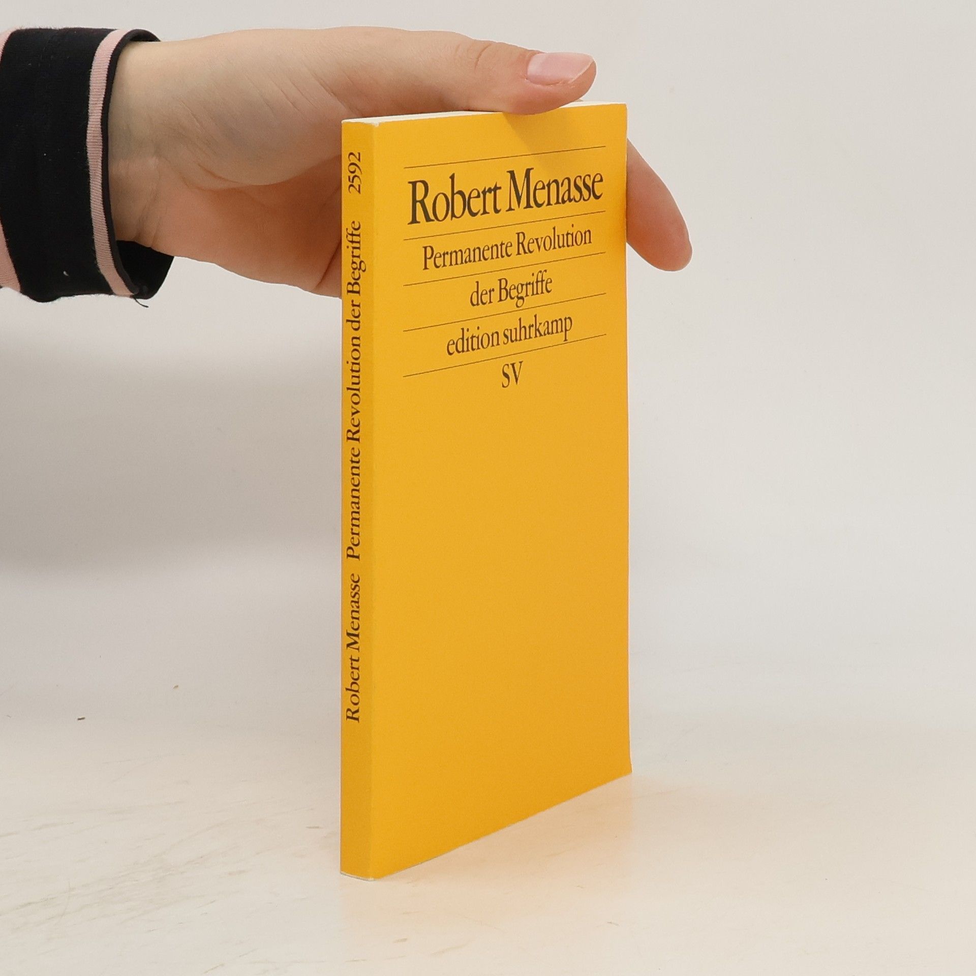 Robert Menasse Permanente Revolution der Begriffe