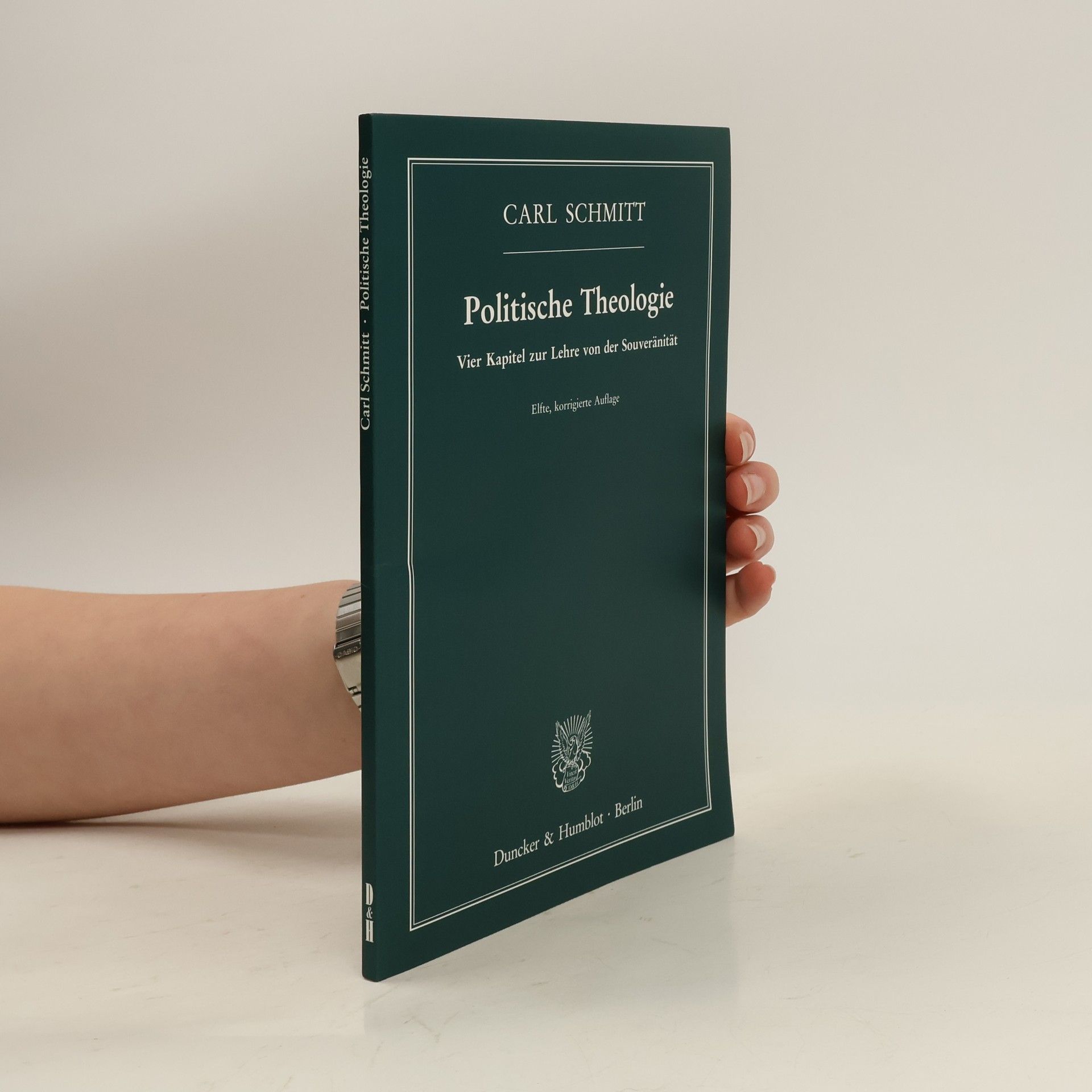 Carl Schmitt Politische Theologie.