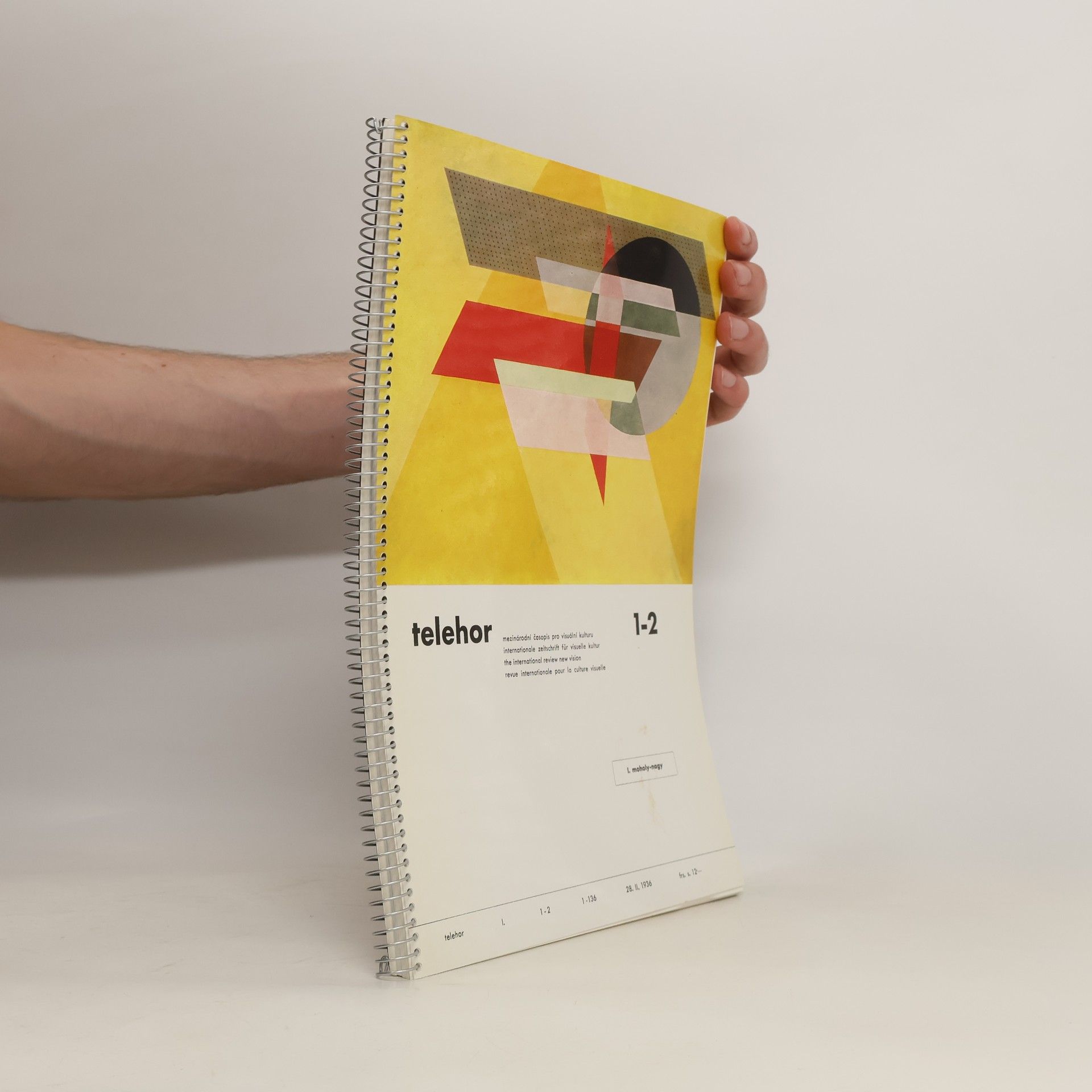 László Moholy-Nagy Telehor 1-2. Internationale Zeitschrift für visuelle Kultur