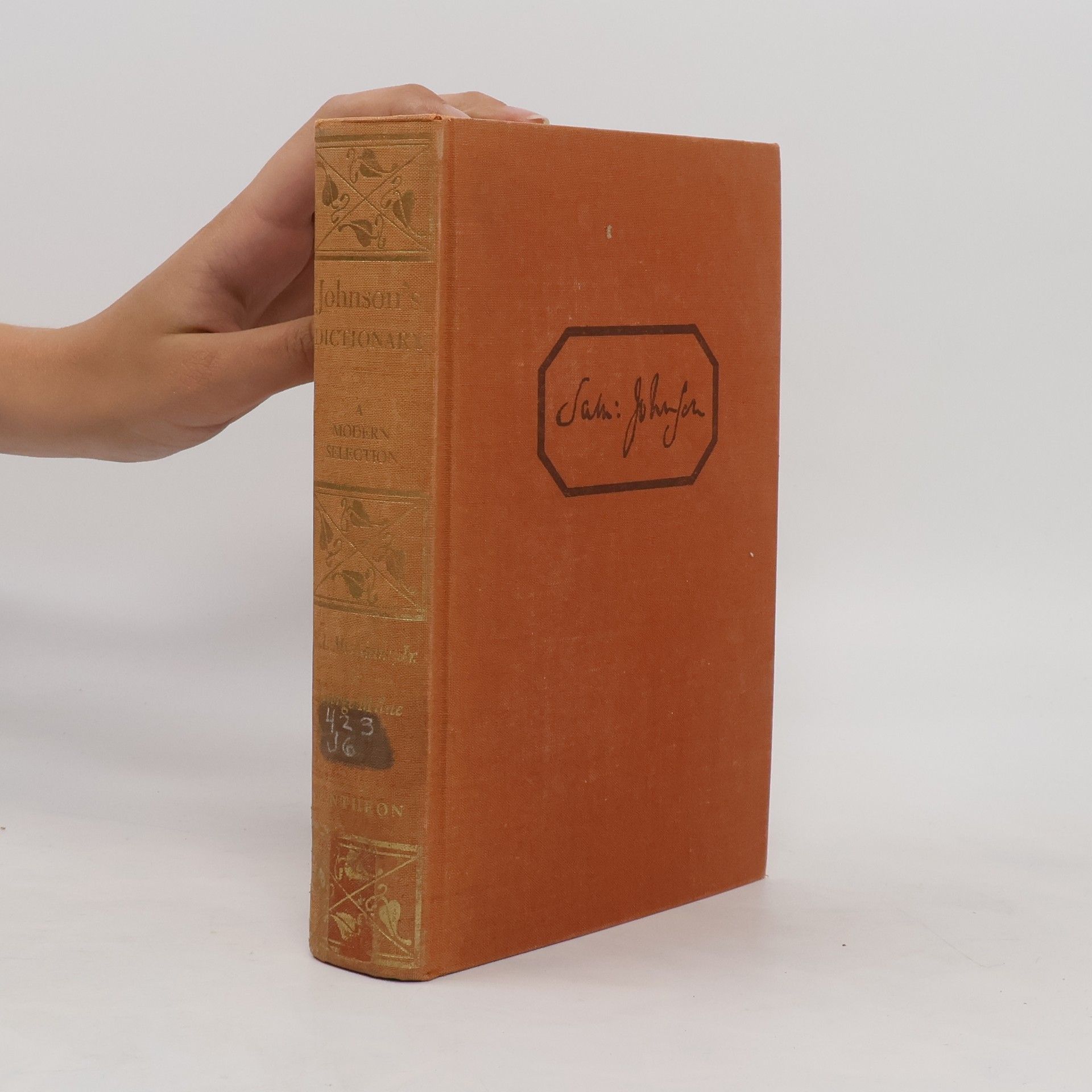 Samuel Johnson Johnson’s Dictionary
