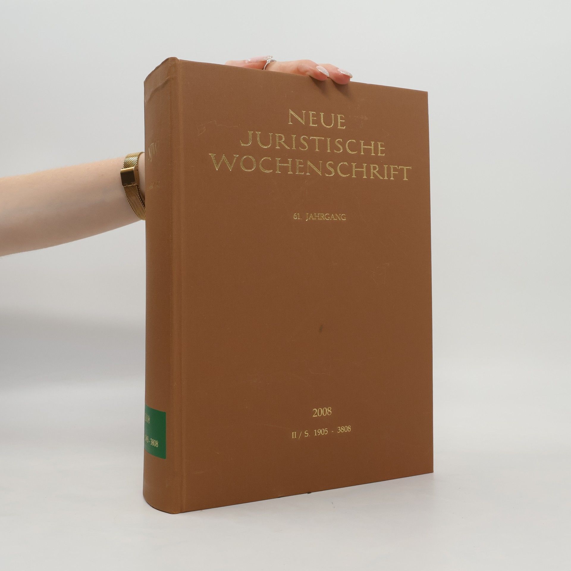 kolektiv Neue Juristische Wochenschrift. 2008 II/S 1905-3808