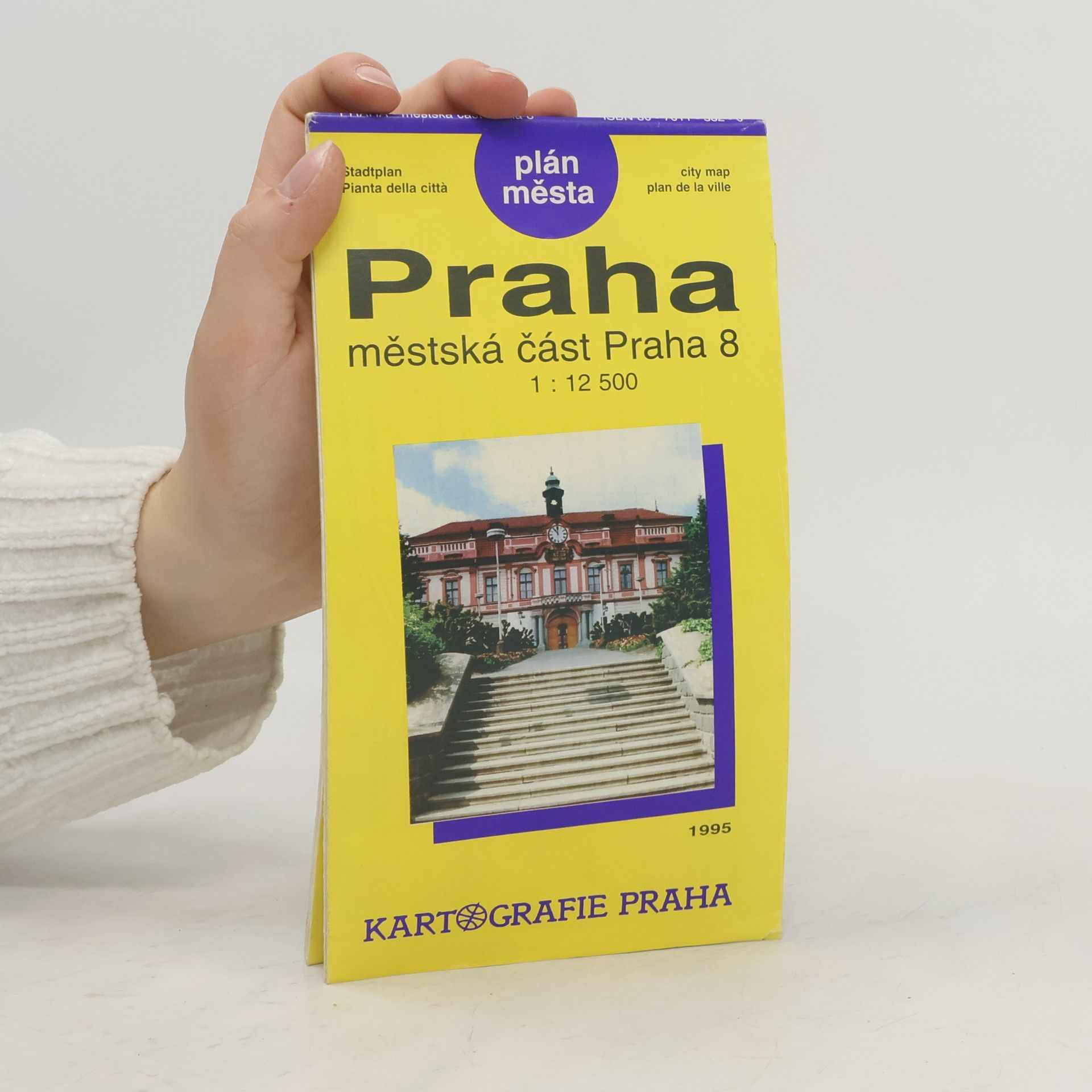 Bohumil Vlček Praha. Městská část Praha 8. 1:12500
