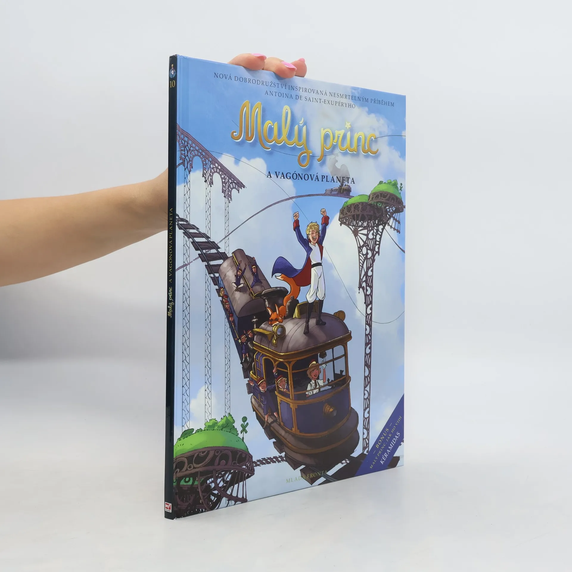 Malý princ a vagónová planeta | Kniha | pevná | Antoine de Saint-Exupéry | CS