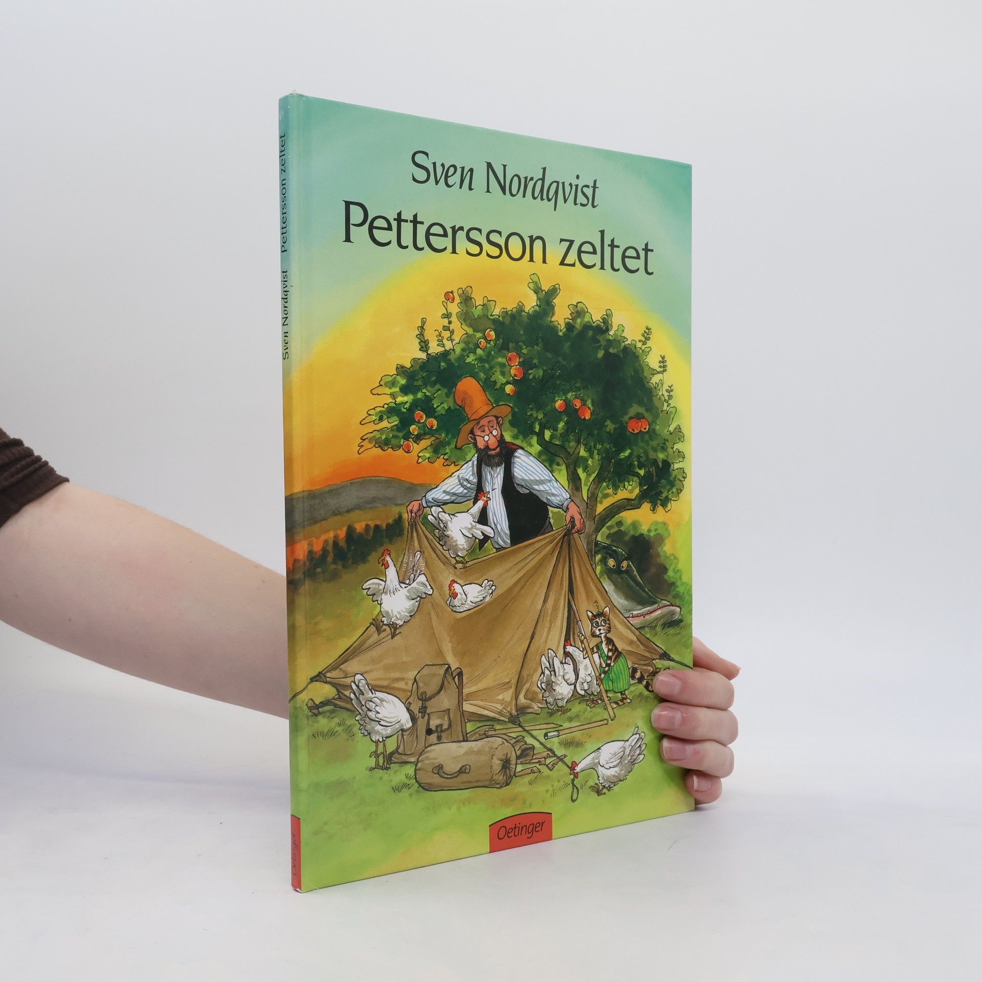 Sven Nordqvist Pettersson zeltet