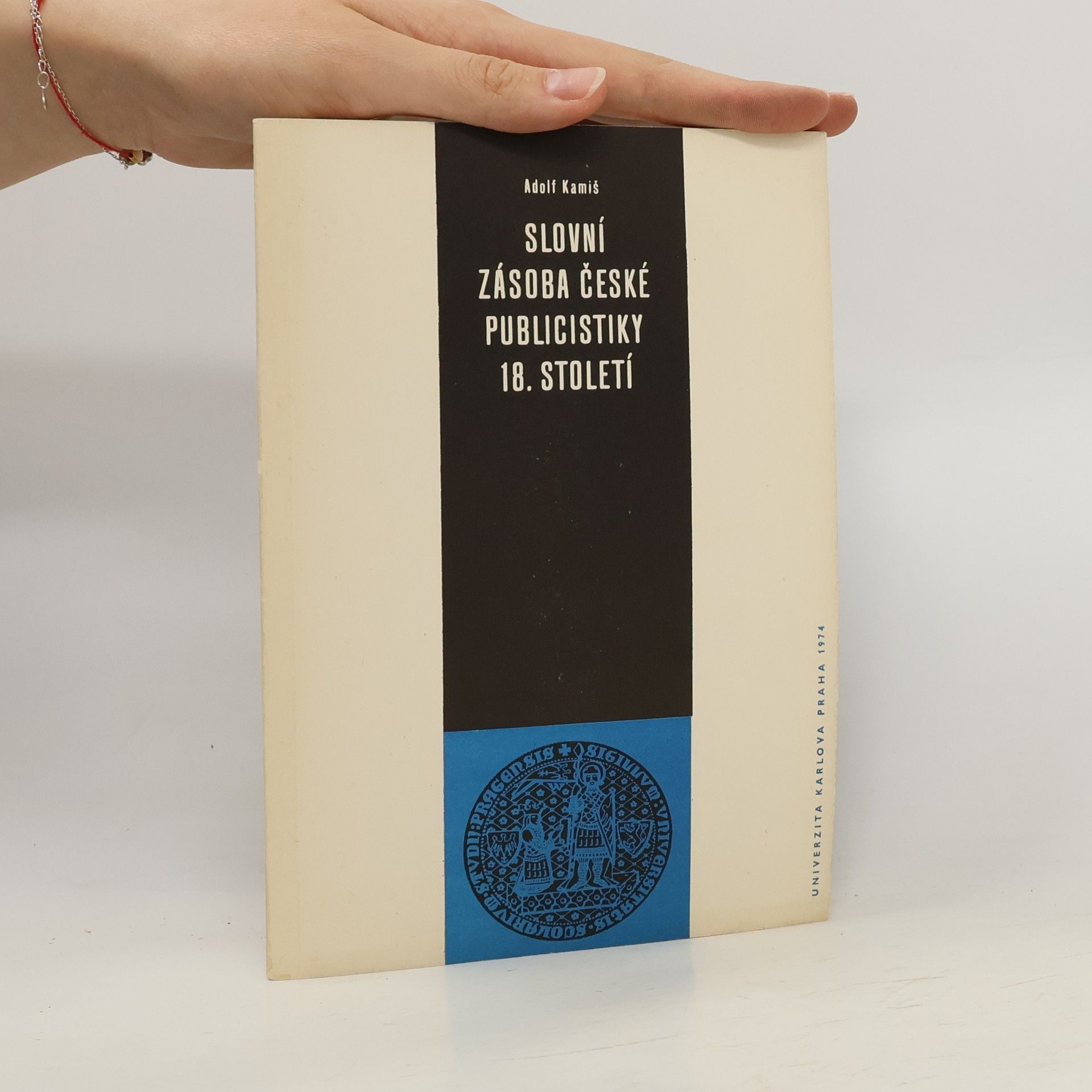 Adolf Kamiš Slovní zásoba české publicisticky 18. století
