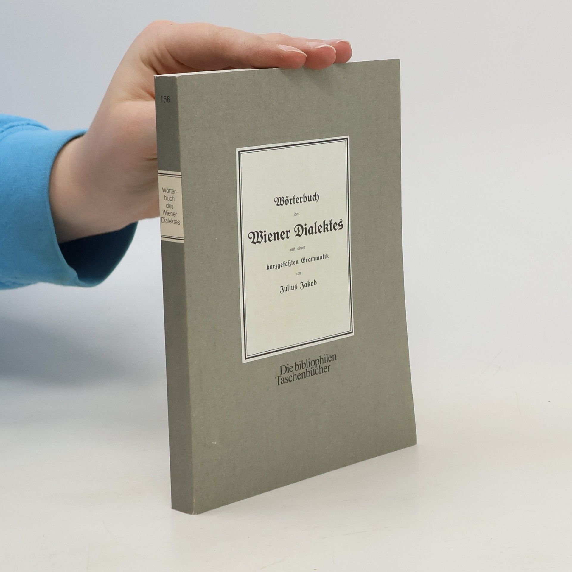 Julius Jakob Wörterbuch des Wiener Dialektes