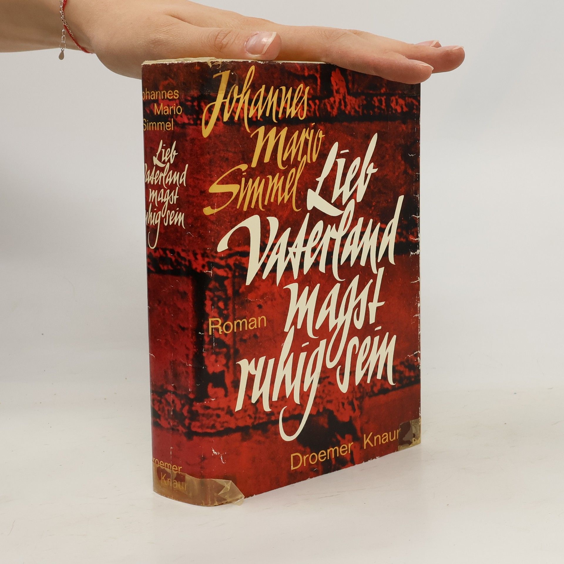 Johannes Mario Simmel Lieb waserland ruhig sem Roman Mast