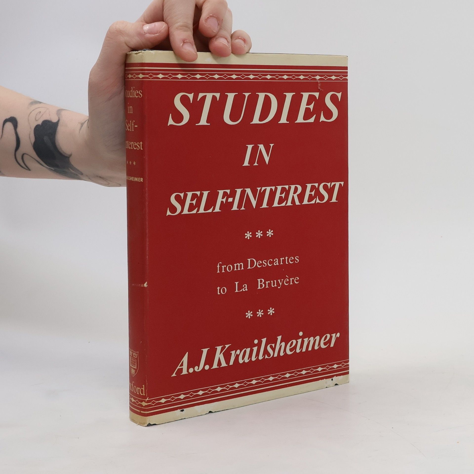 A J Krailsheimer Studies in Self-Interest