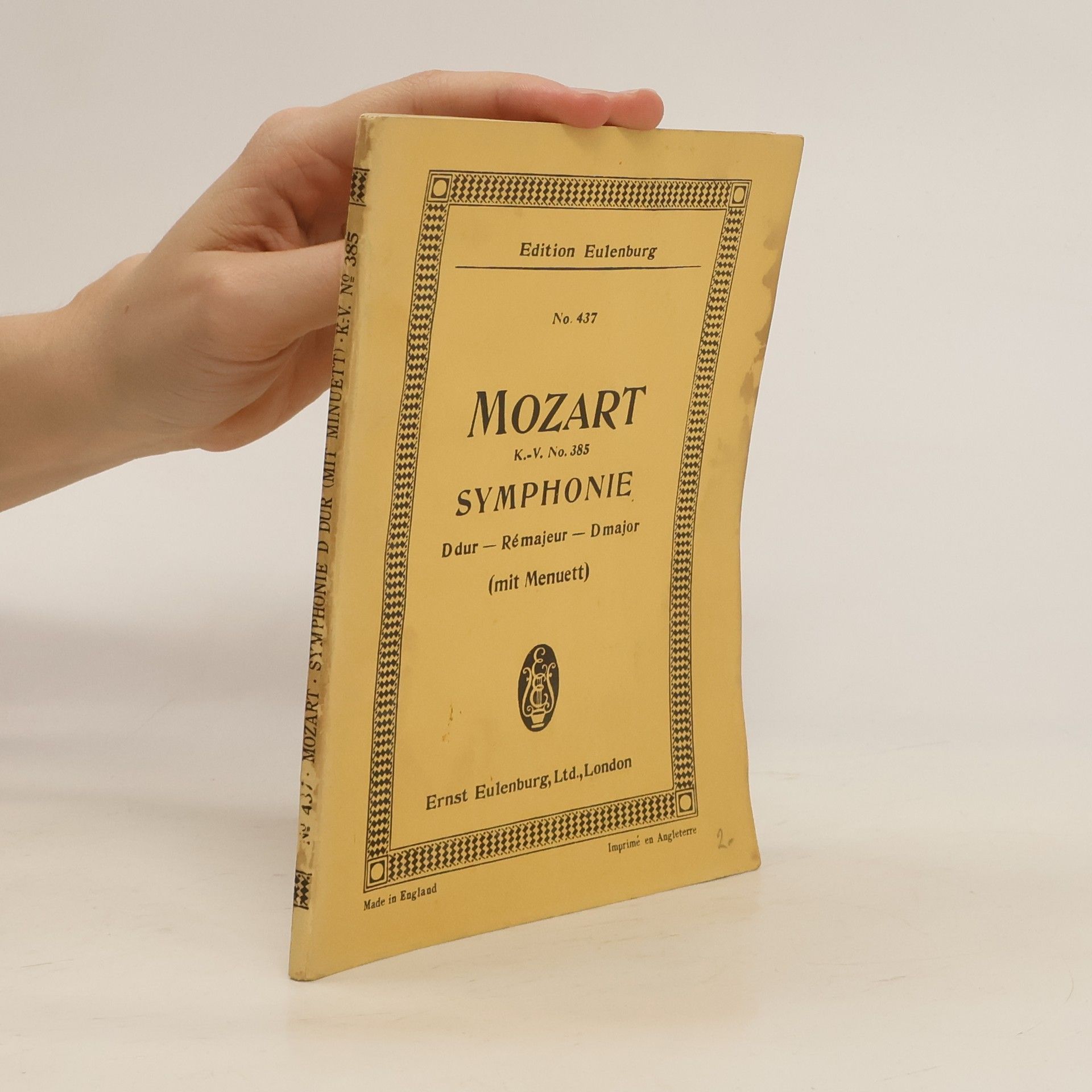 Wolfgang Amadeus Mozart Mozart. Symphonie No. 385