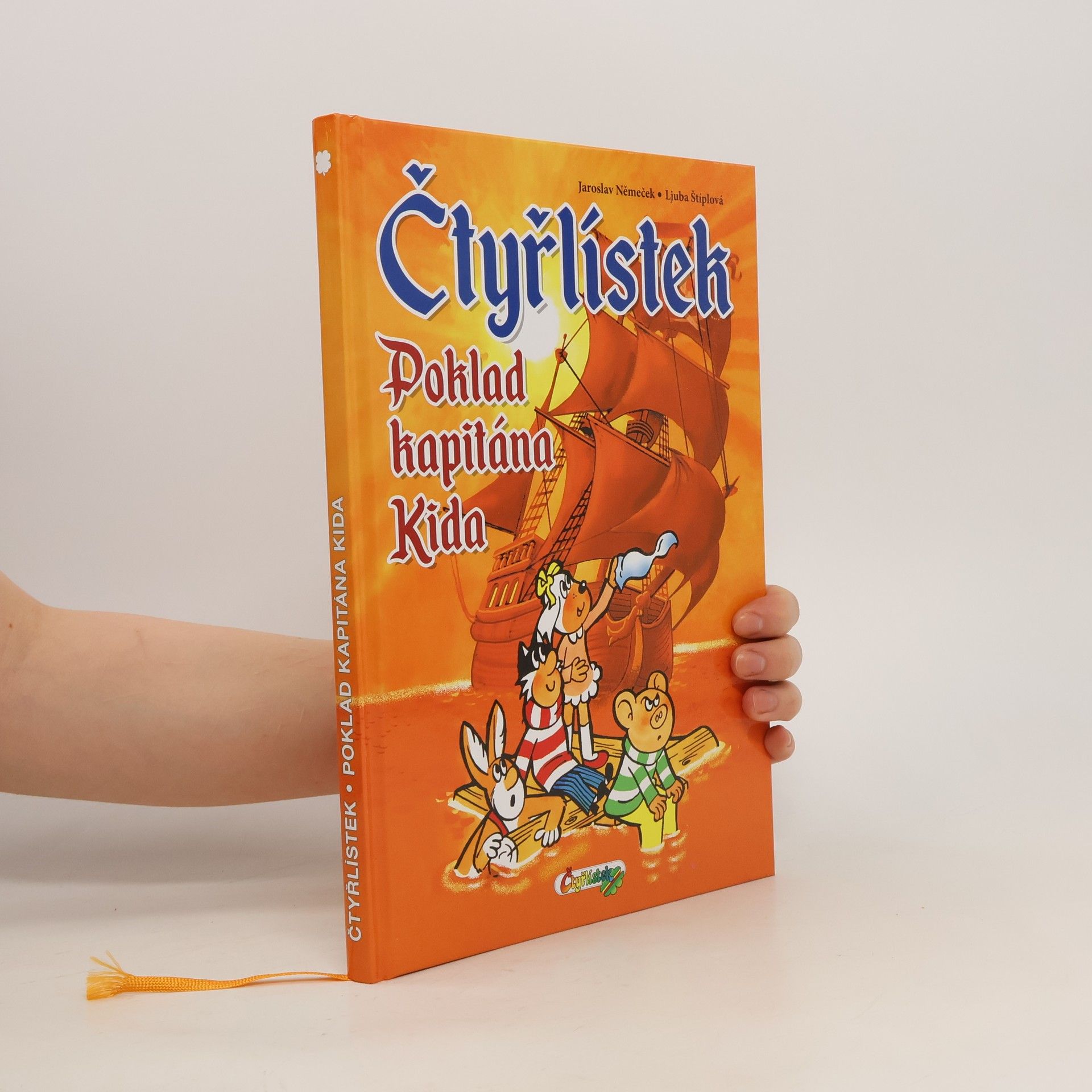 Ljuba Štíplová Čtyřlístek Poklad kapitána Kida