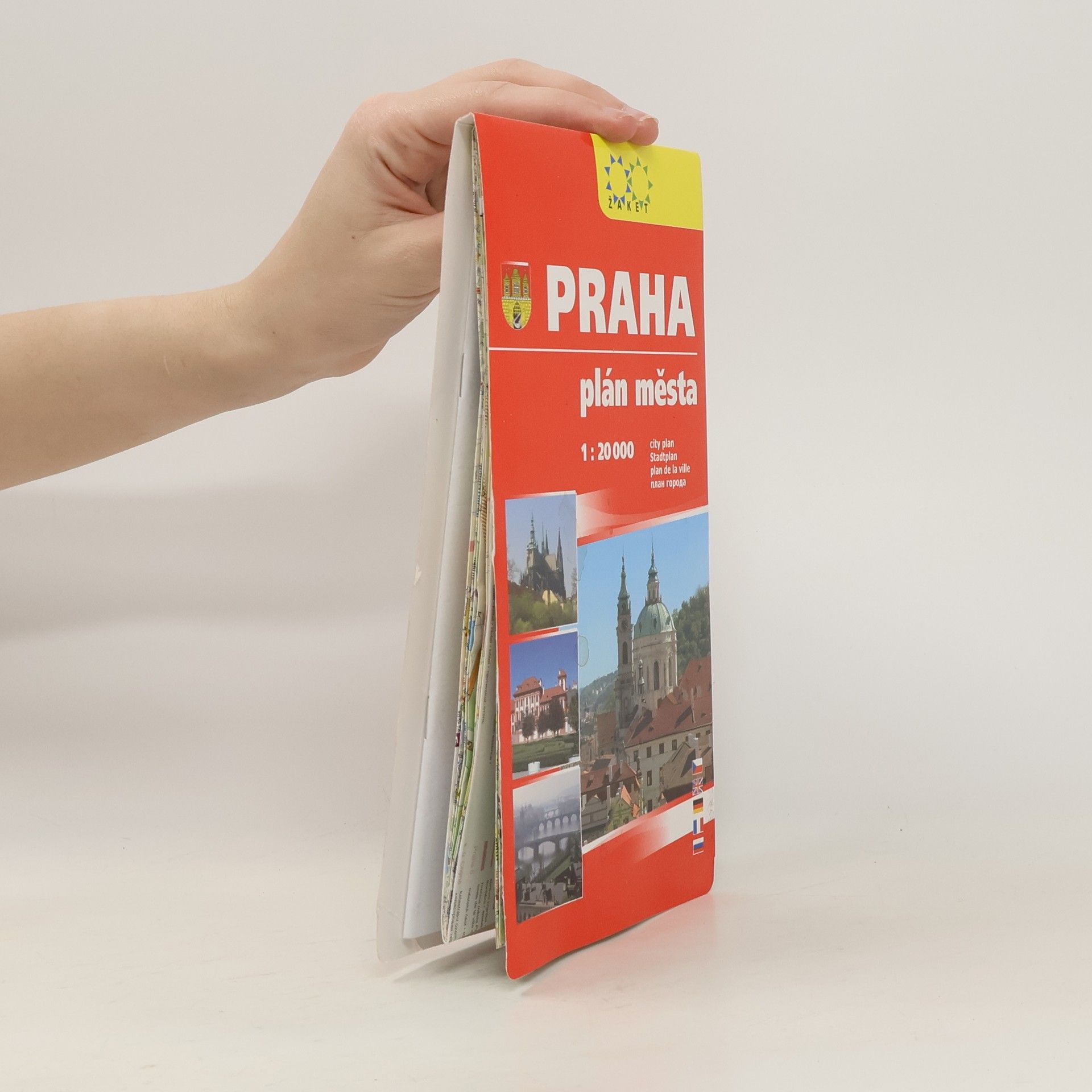 Autores varios Praha plán města