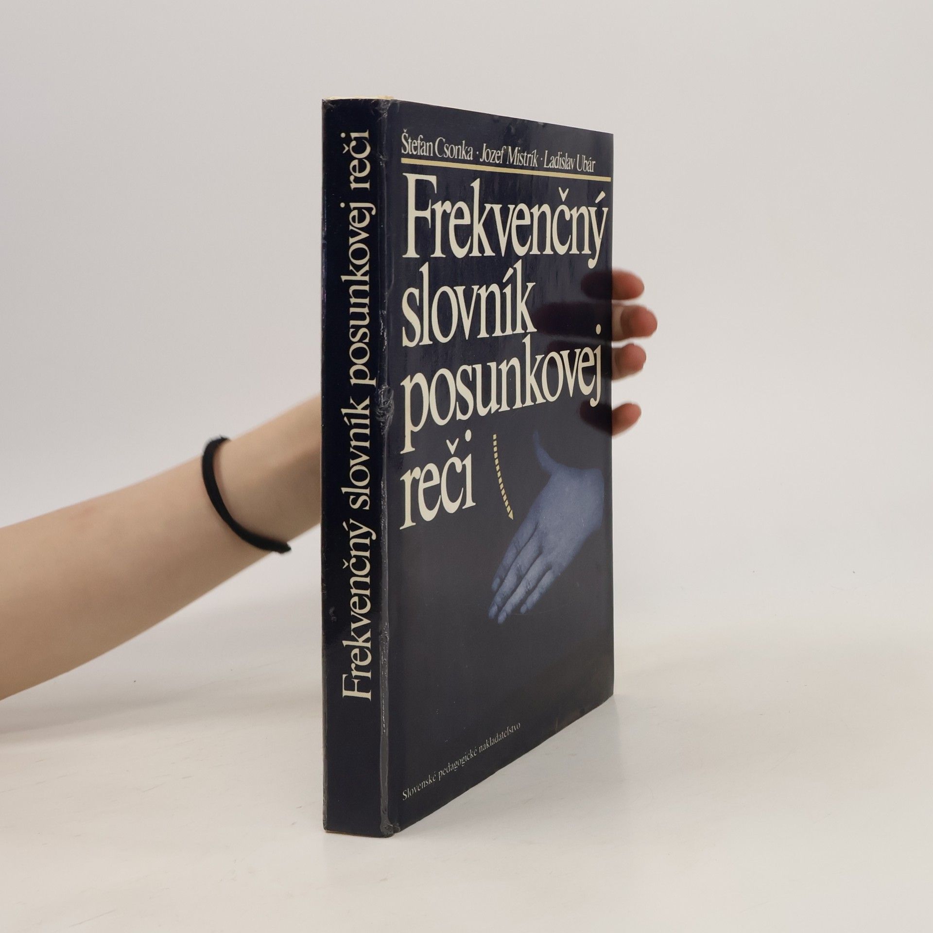 Štefan Csonka Frekvenčný slovník posunkovej reči