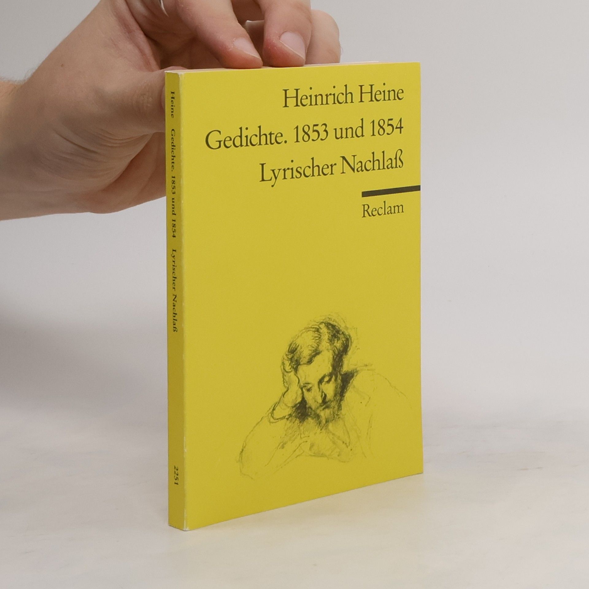 Heinrich Heine Gedichte. 1853 und 1854. Lyrischer Nachlaß