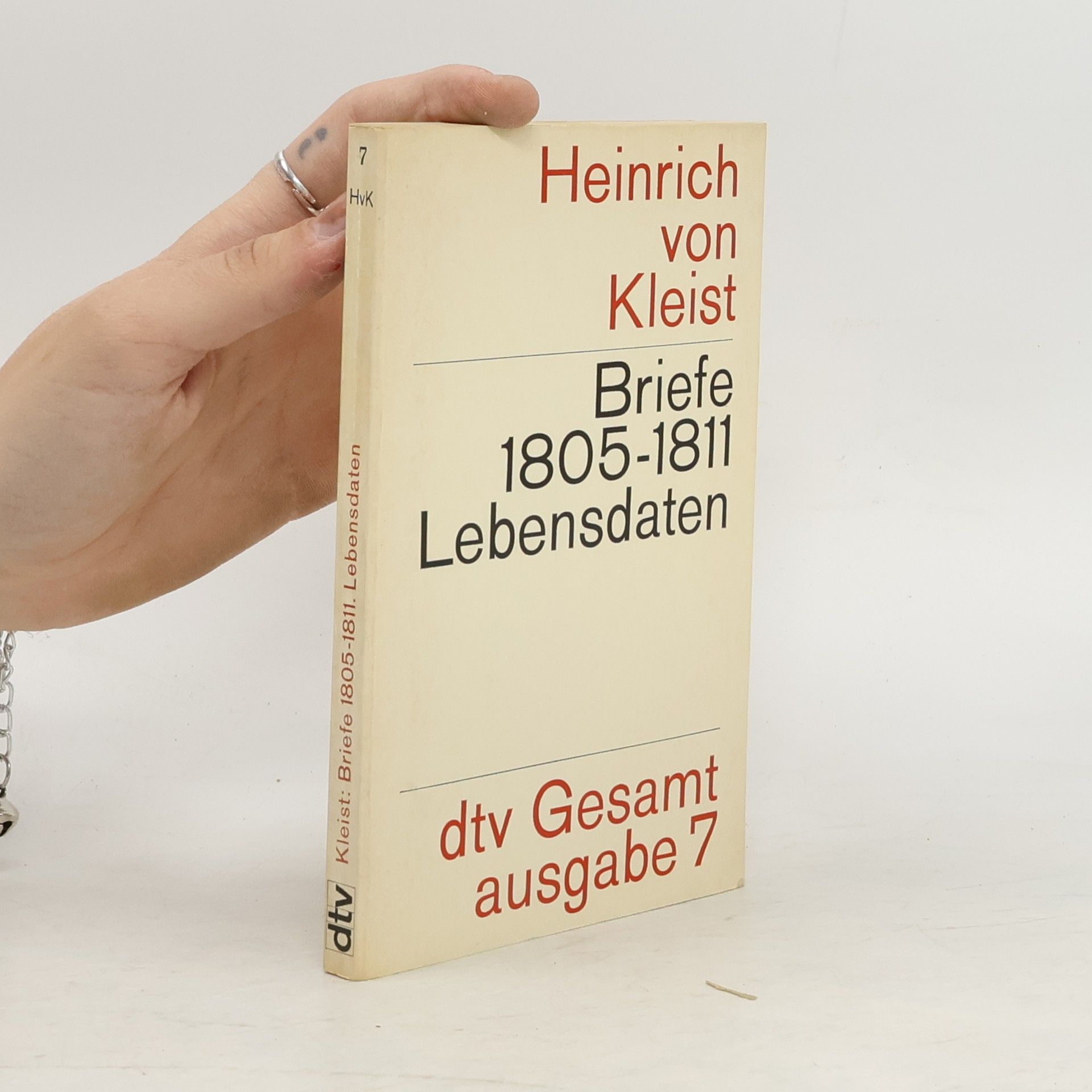 Heinrich von Kleist Briefe 1805-1811. Lebensdaten