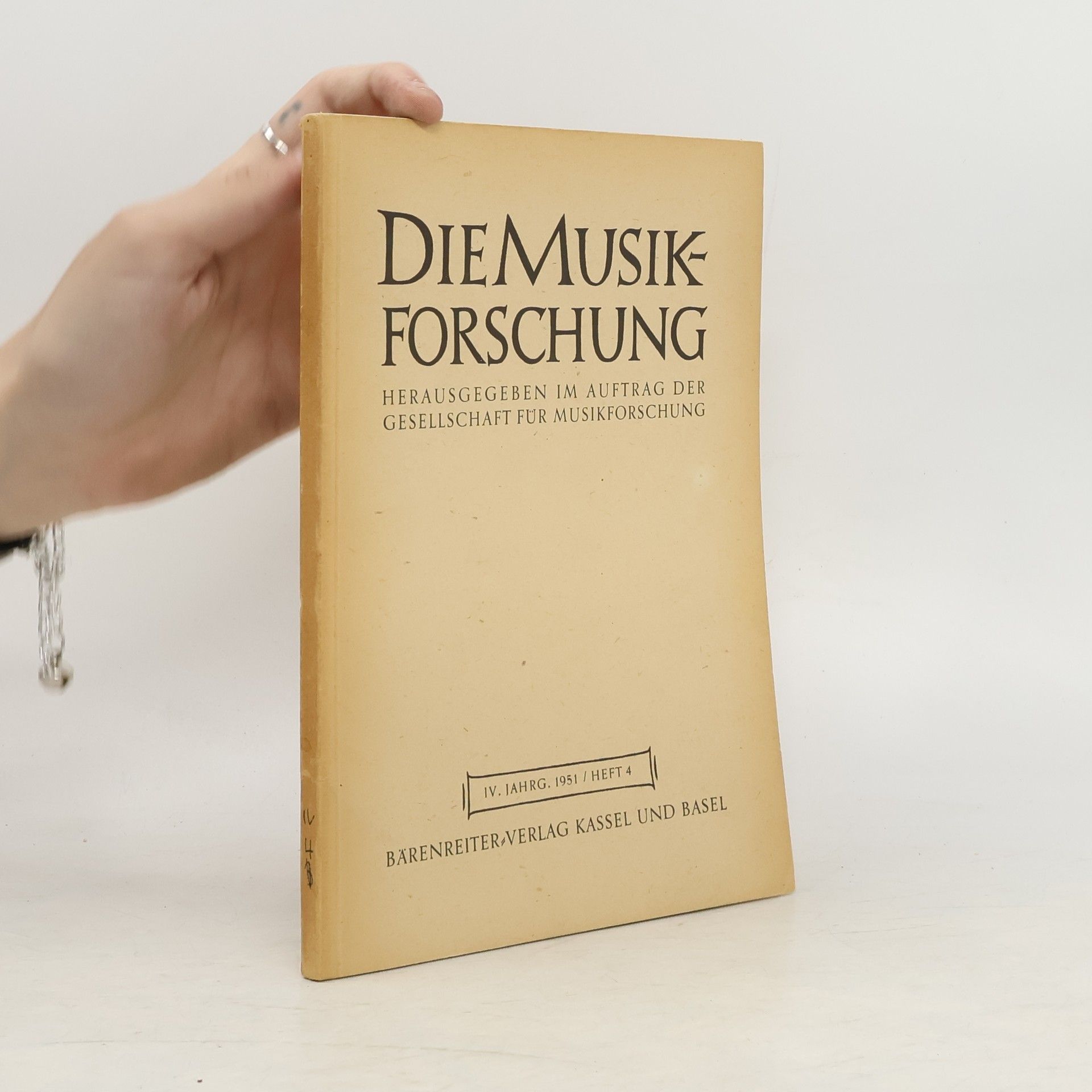 Collectif d'auteurs Die Musikforschung