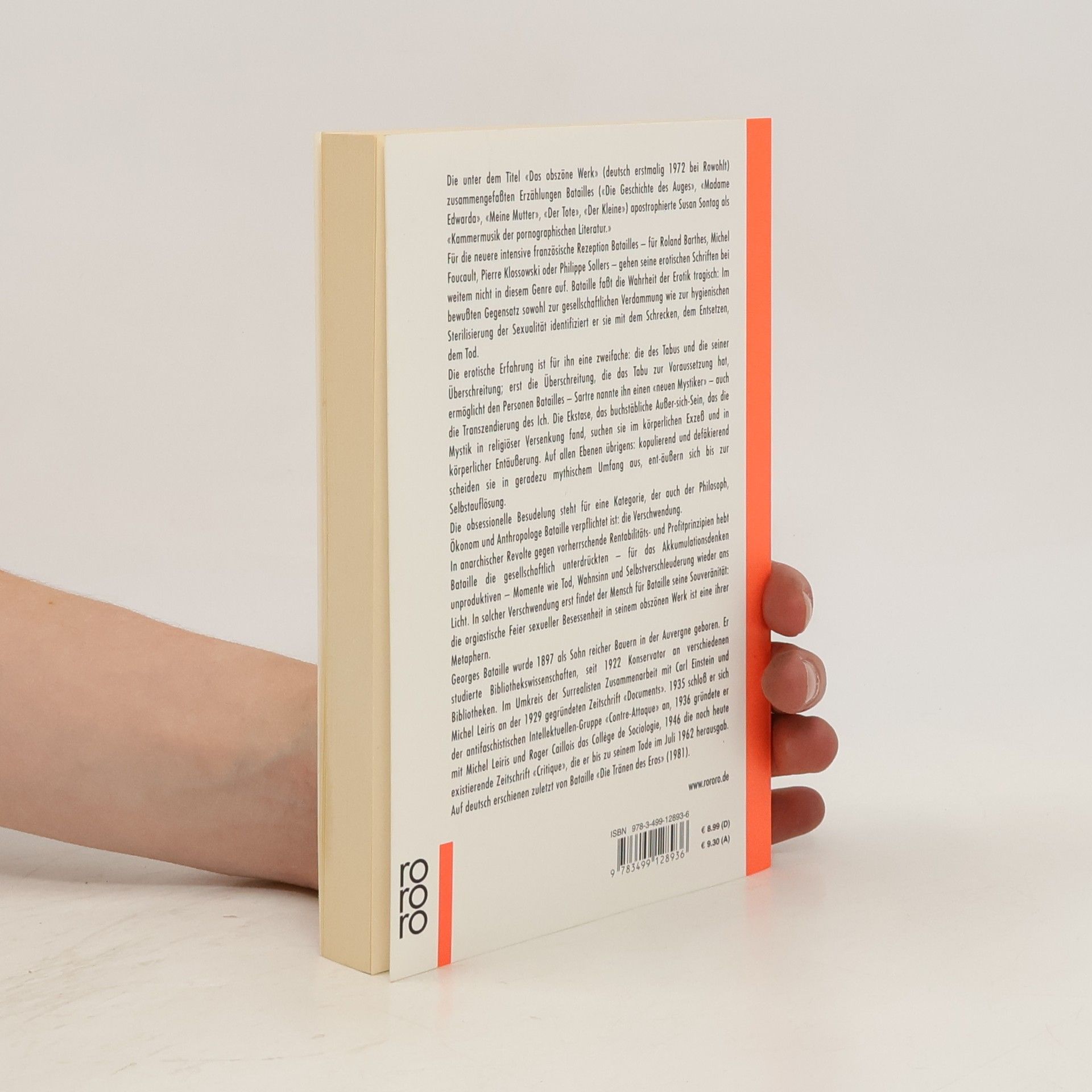 Georges Bataille Das obszöne Werk