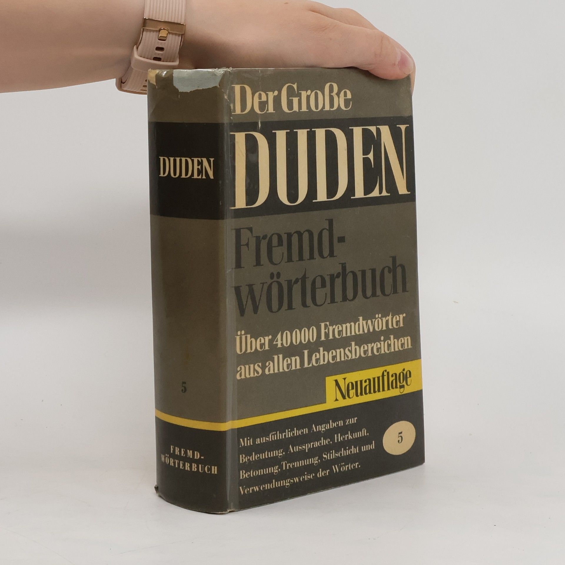 Collectif d'auteurs Der Große Duden Fremdwörterbuch 5