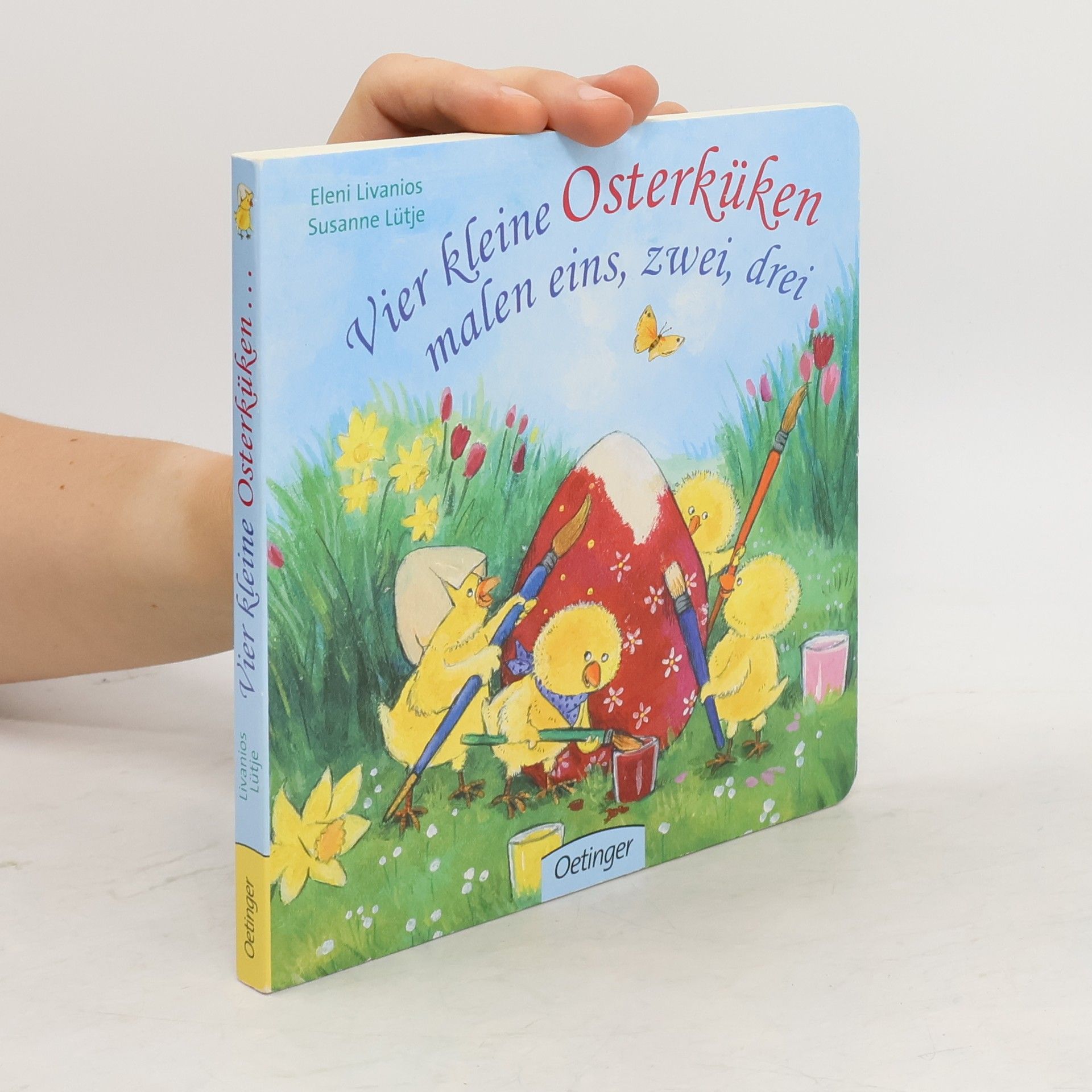 Eleni Livanios Vier kleine Osterküken malen eins, zwei, drei