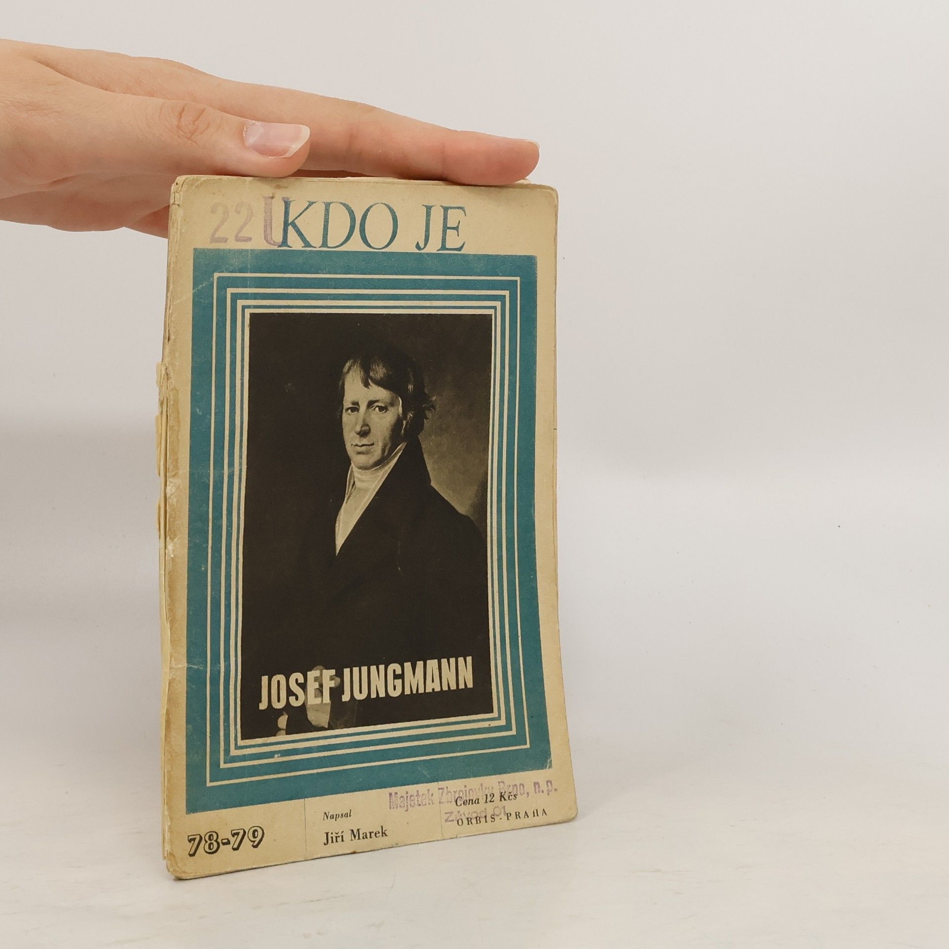 Jiří Marek Kdo je Josef Jungmann