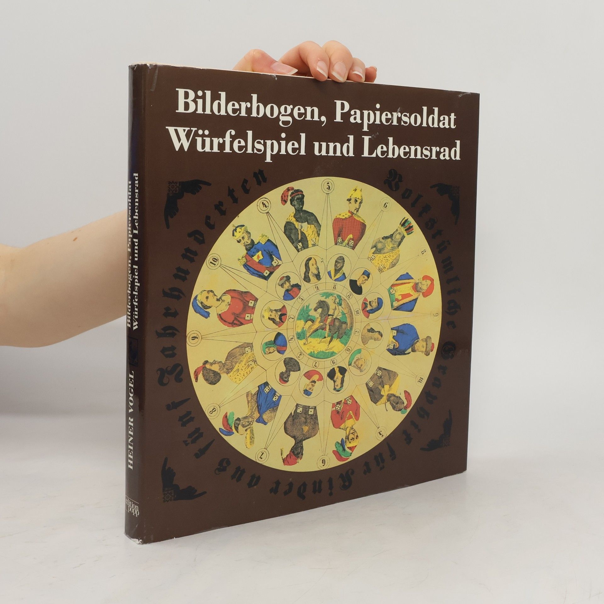 Heiner Vogel Bilderbogen, Papiersoldat, Würfelspiel und Lebensrad