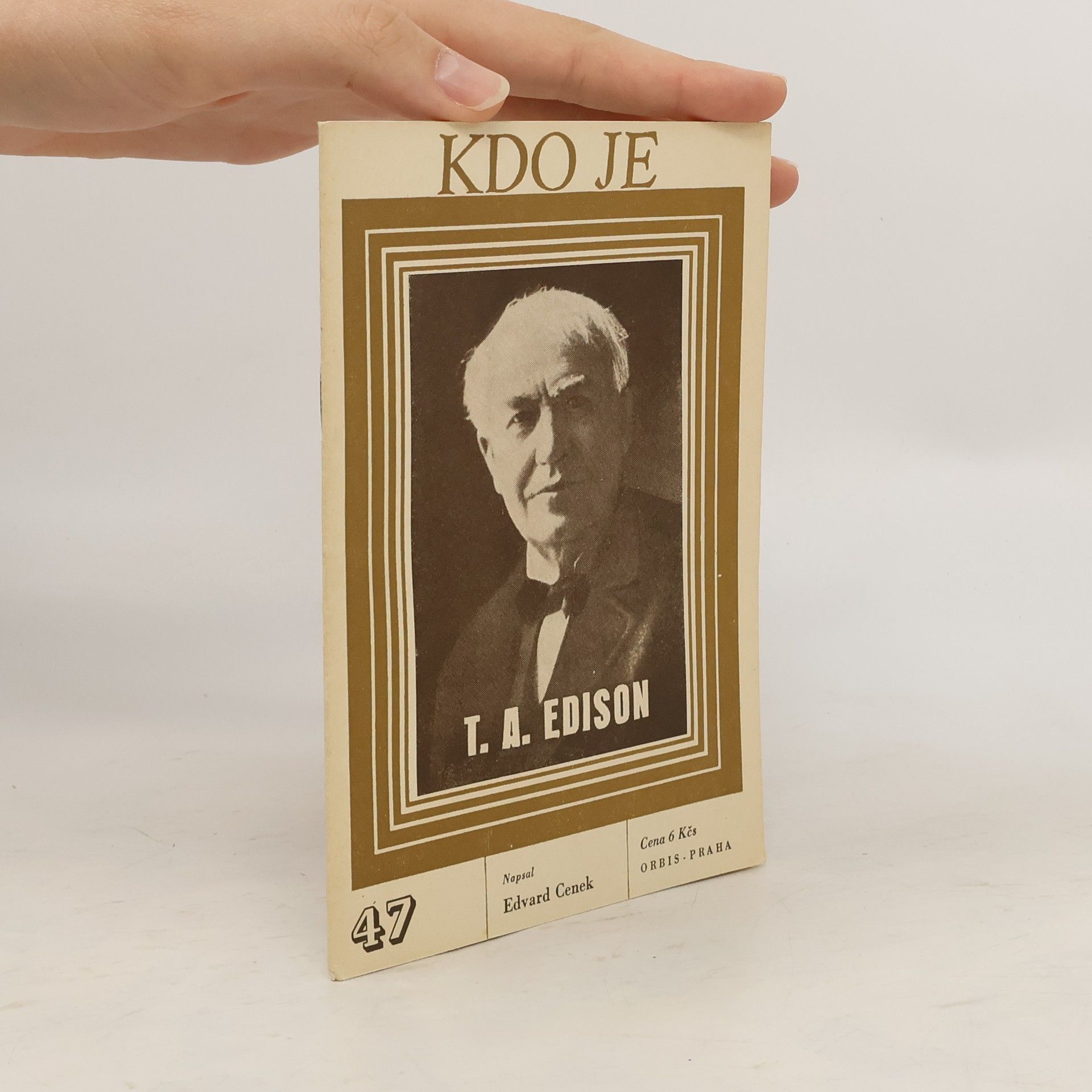Edvard Cenek Kdo je T. A. Edison