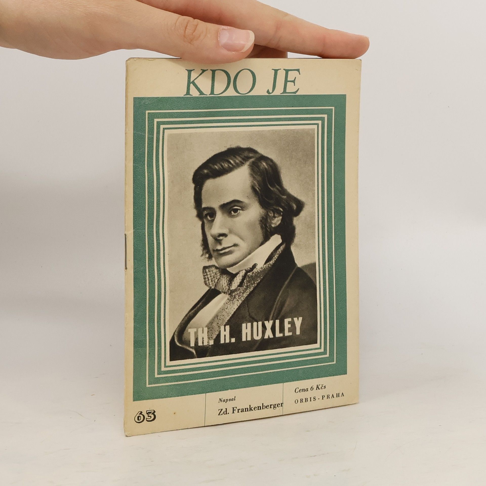 Zdeněk Frankenberger Kdo je Th. H. Huxley
