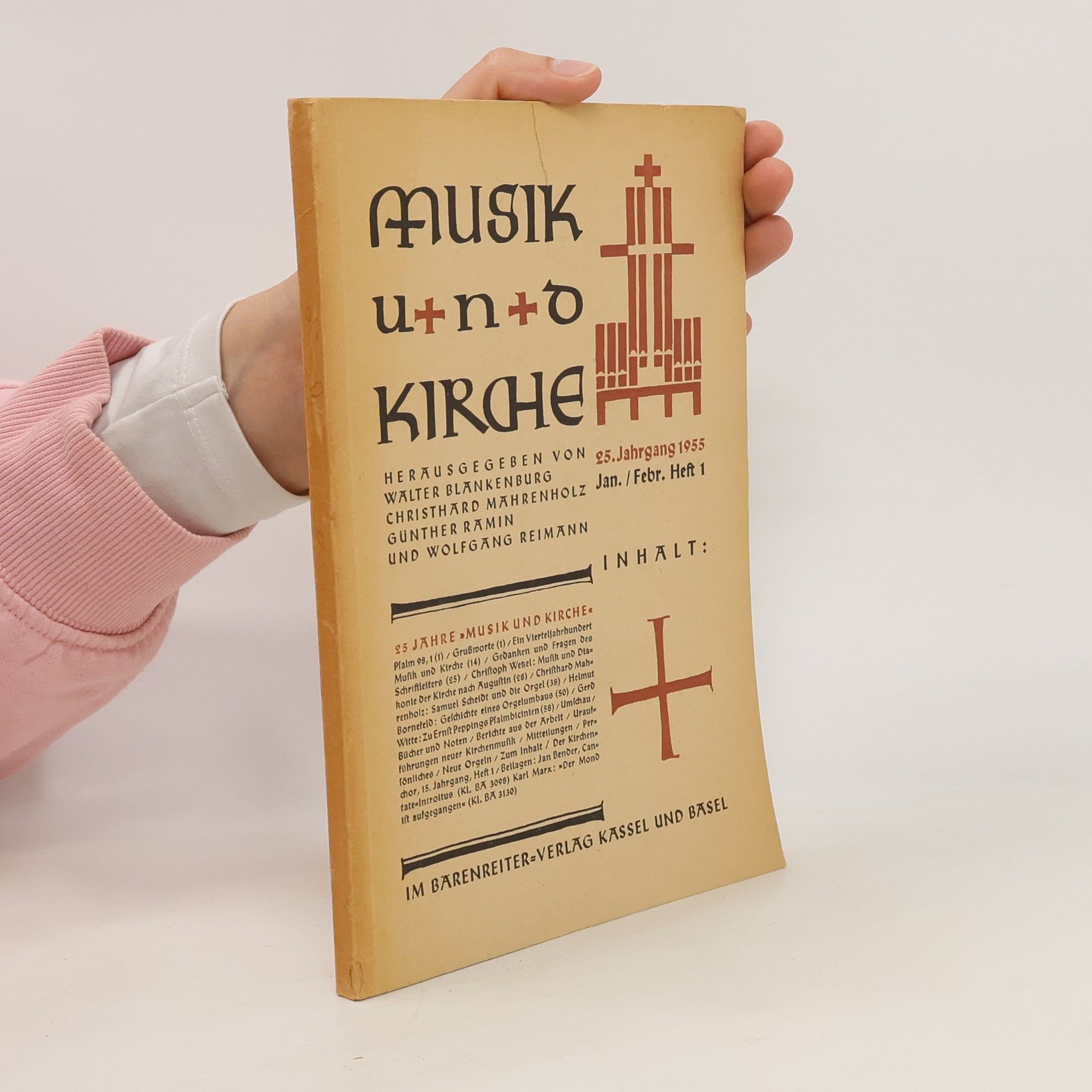 Collectif d'auteurs Musik und Kirche 1/1955