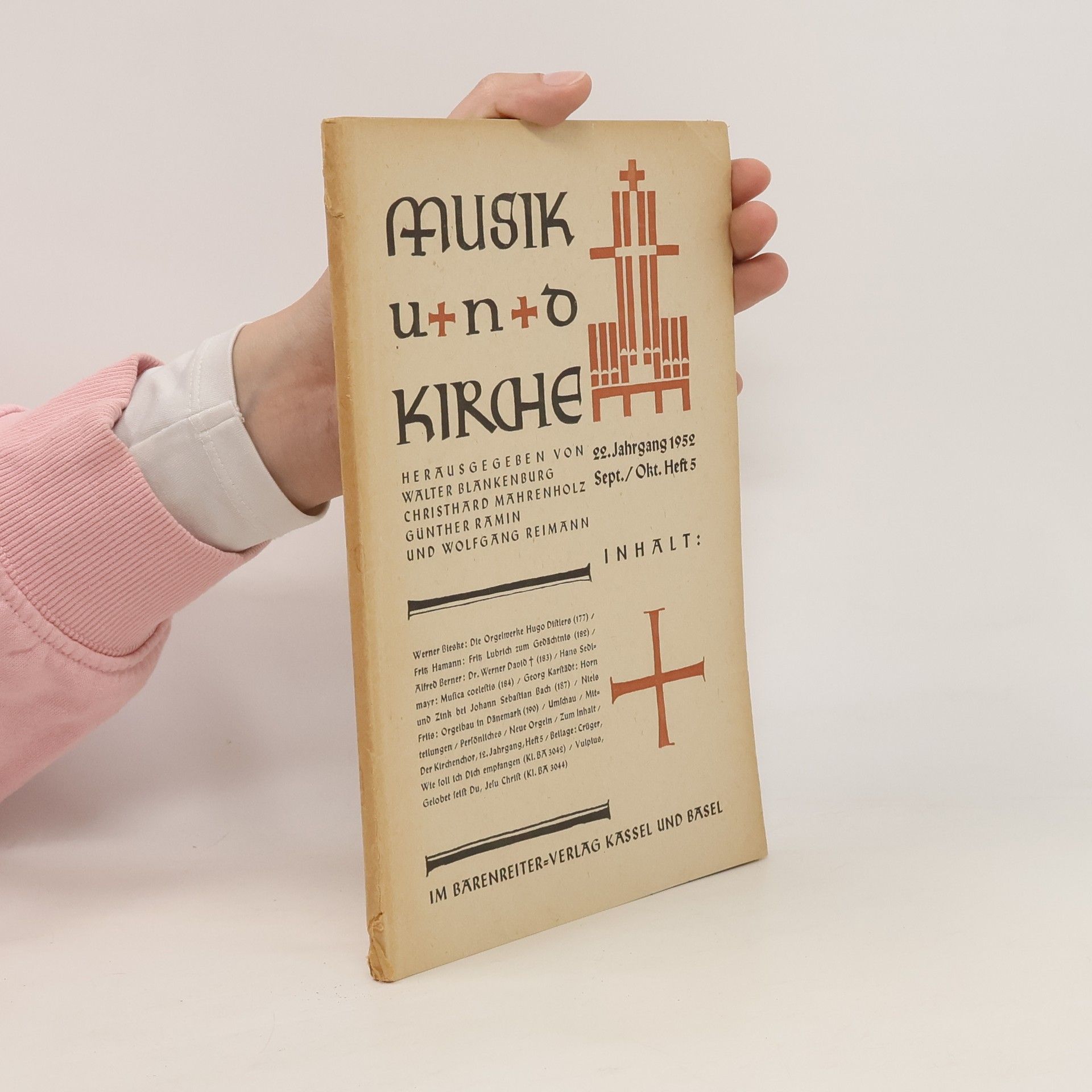 Collectif d'auteurs Musik und Kirche 5/1952