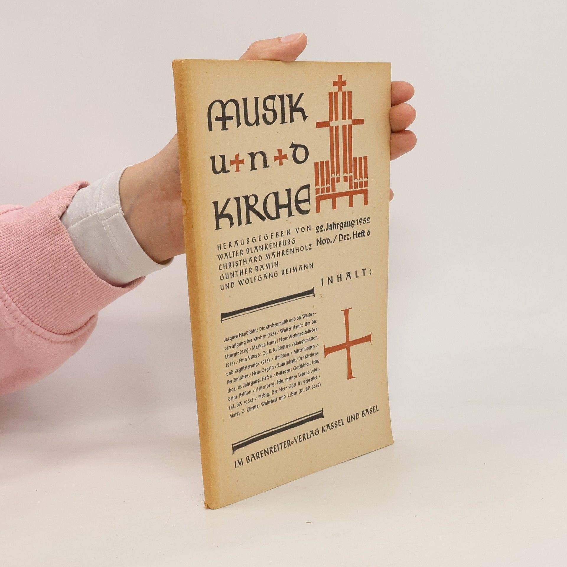 Autorenkollektiv Musik und Kirche 6/1952