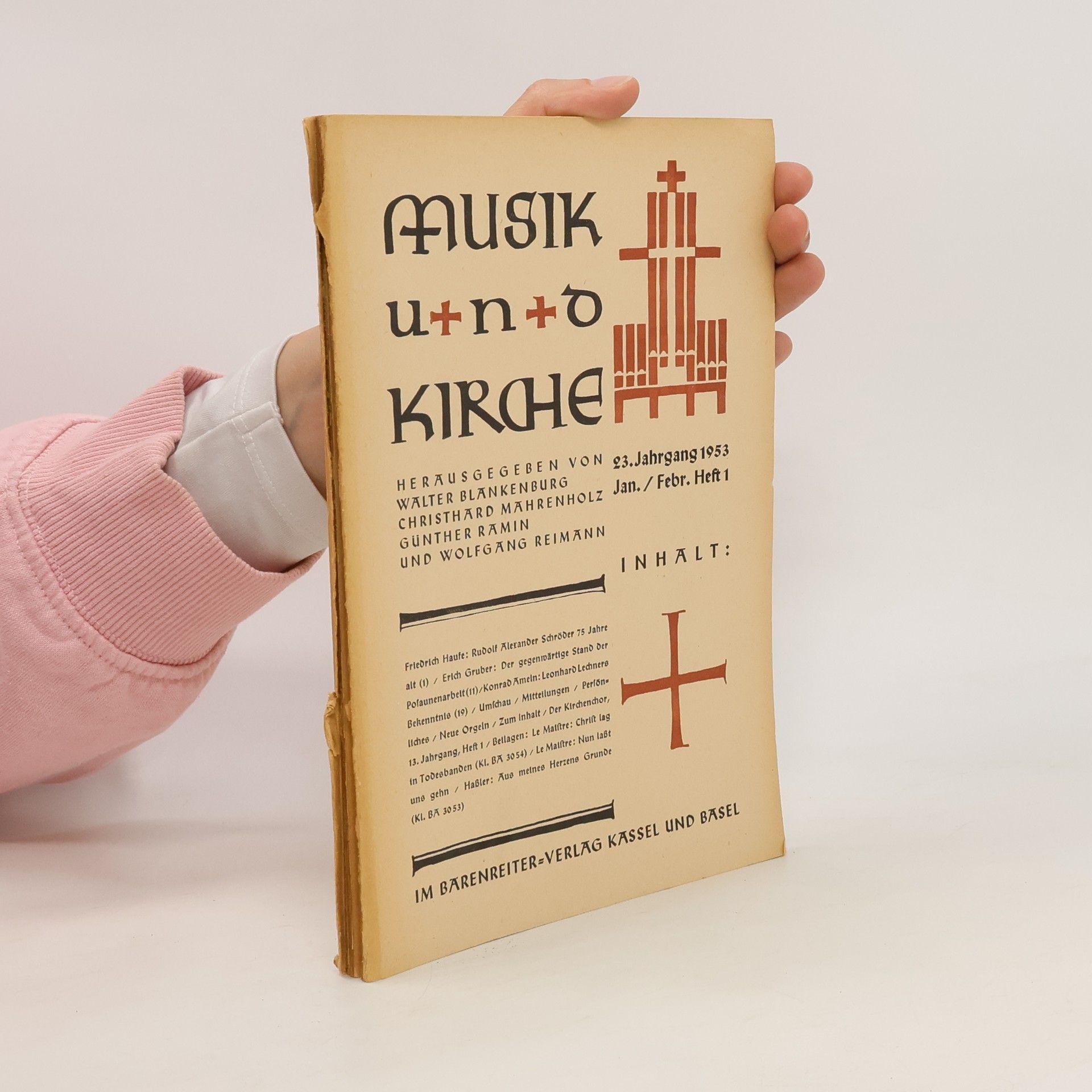 Collectif d'auteurs Musik und Kirche 1/1953