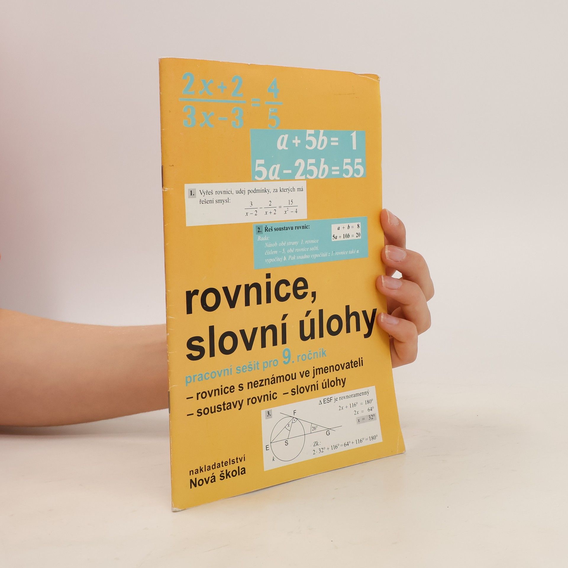 Zdena Rosecká Rovnice,slovní úlohy - Matematika 9.roč. pracovní sešit
