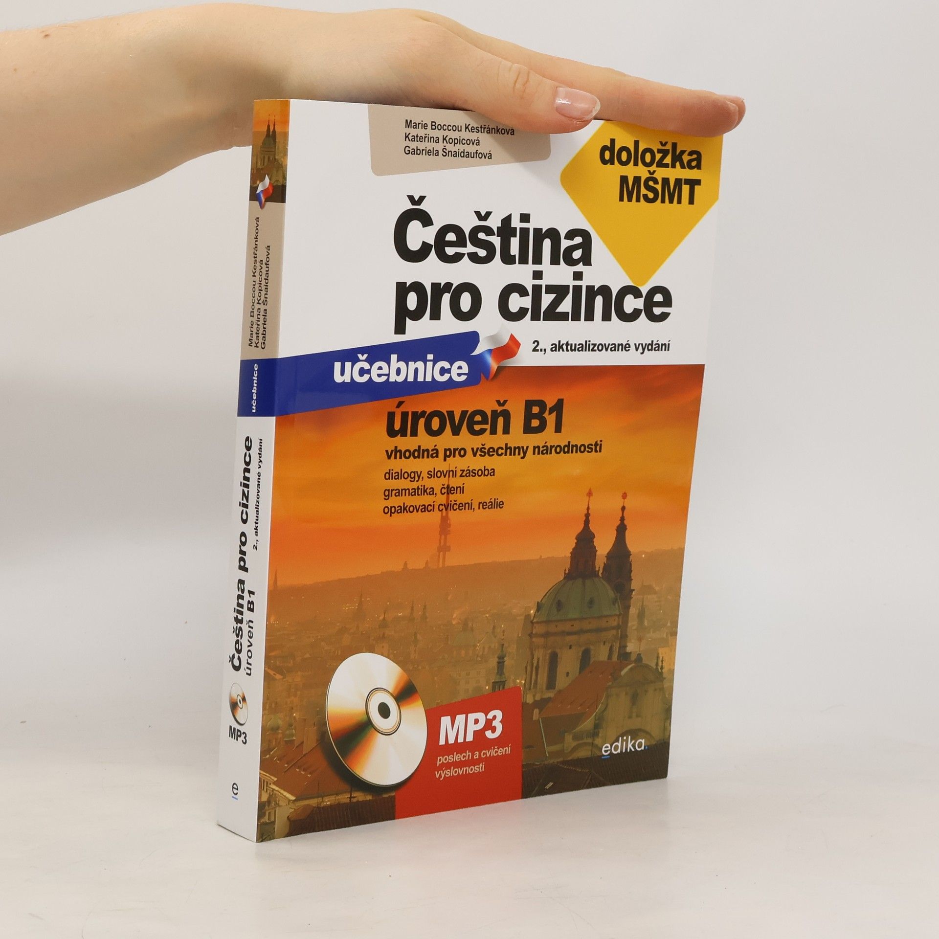 Marie Boccou Kestřánková Čeština pro cizince. Úroveň B1. Učebnice