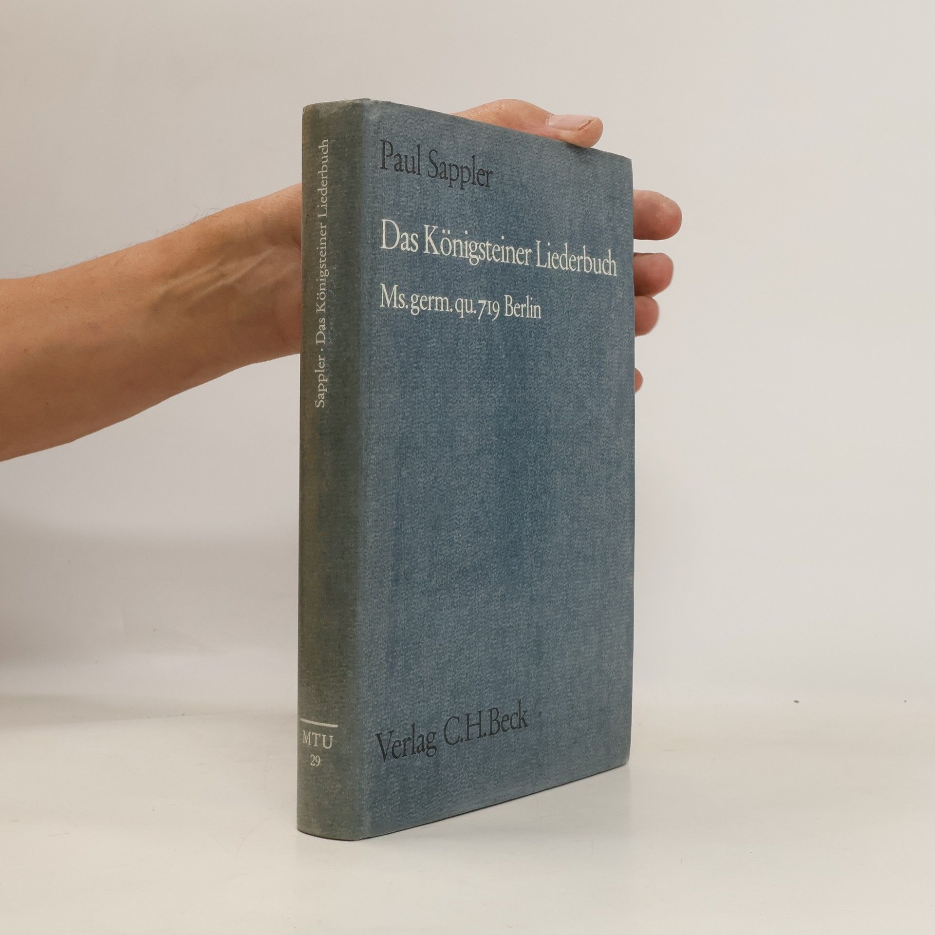 Paul Sappler Das Königsteiner Liederbuch