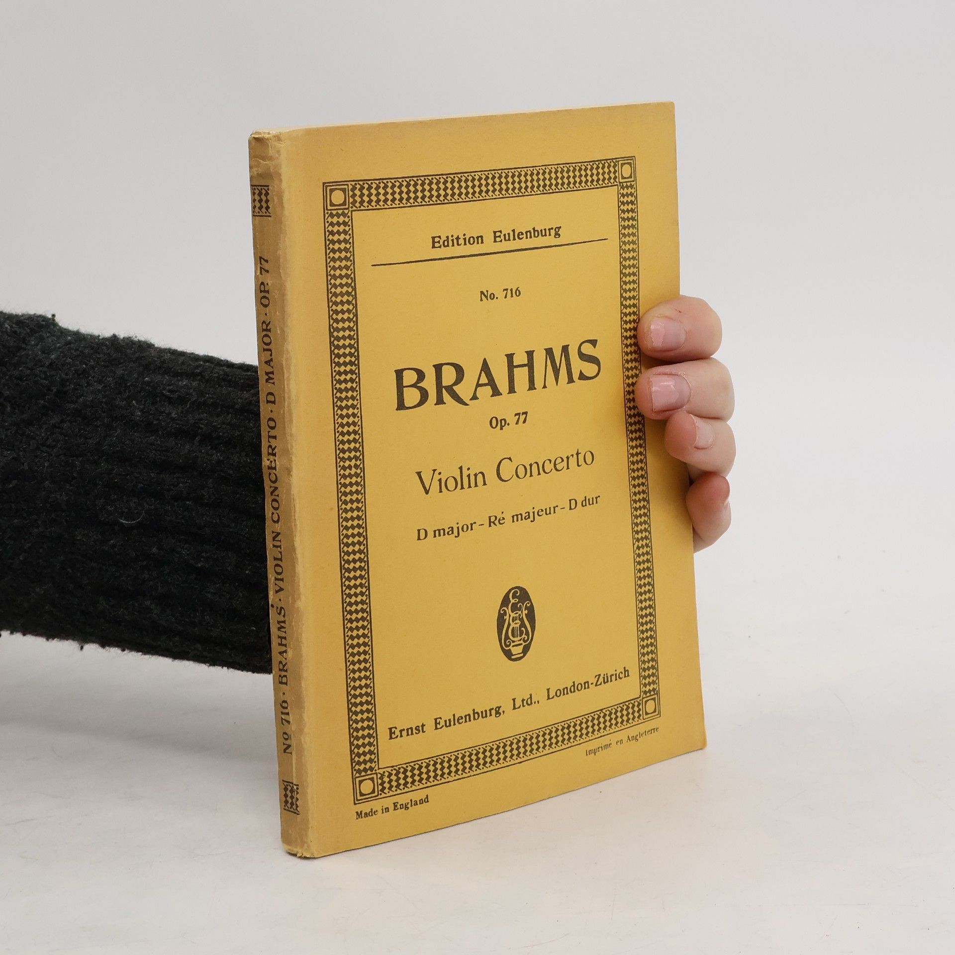 Johannes Brahms Brahms Violin Concerto. D Major Op. 77