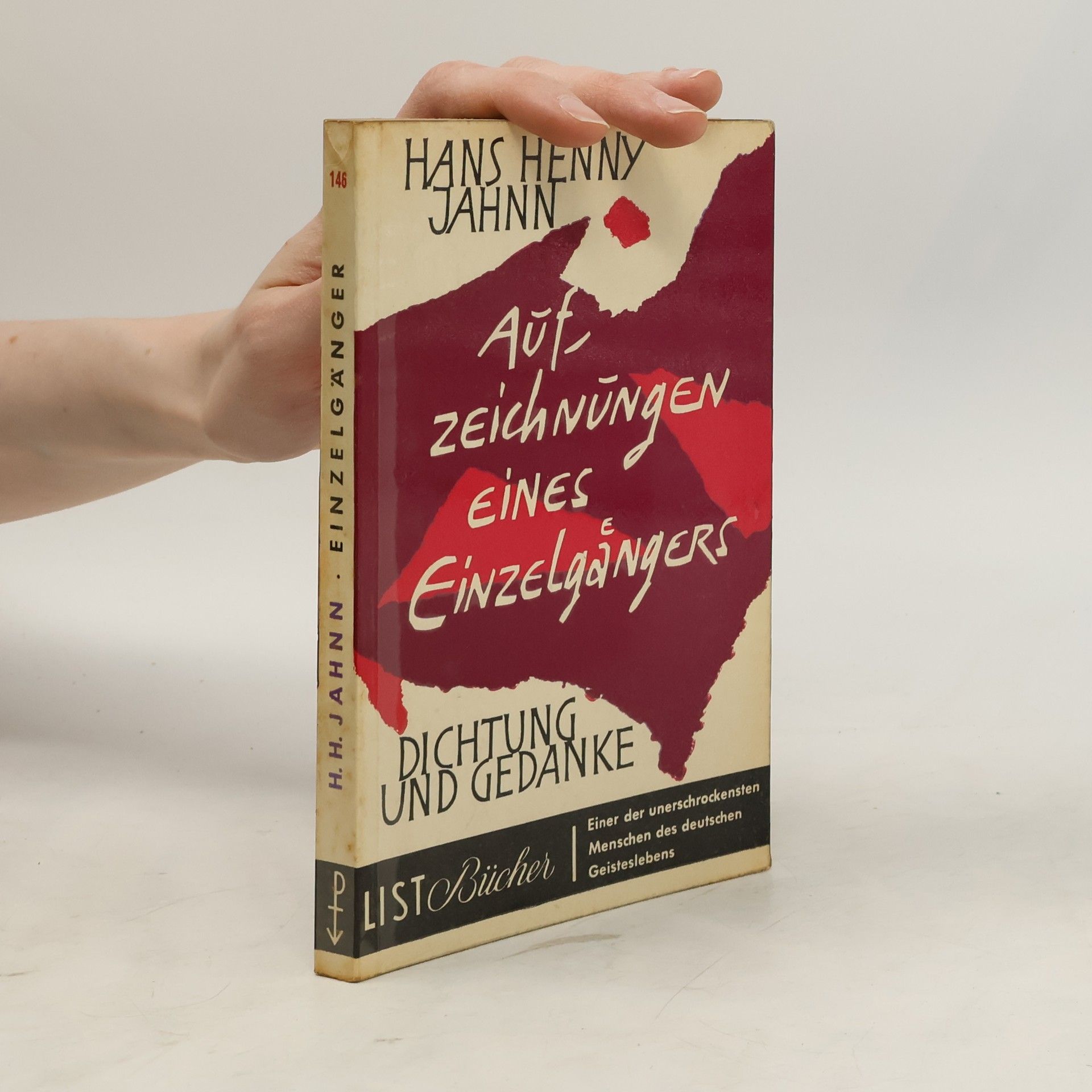 Hans Henny Jahnn Aufzeichnungen eines Einzelgängers